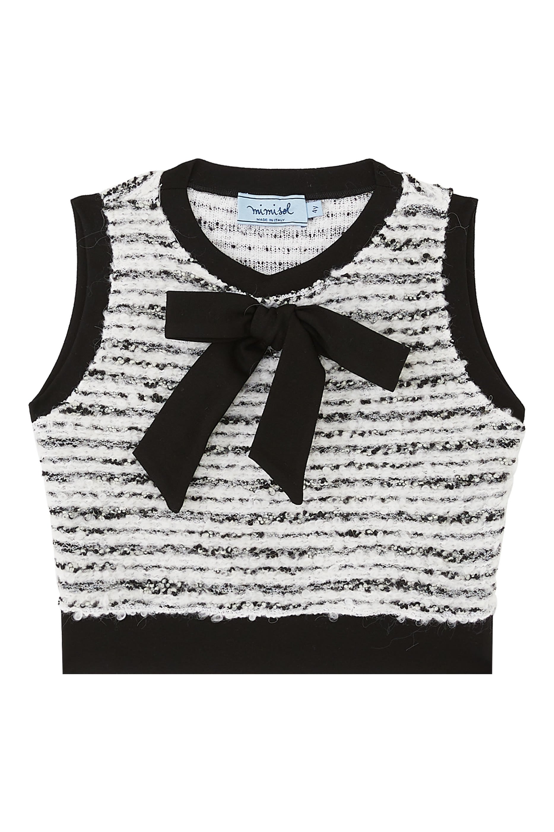 Kids Trimmed Knit Vest