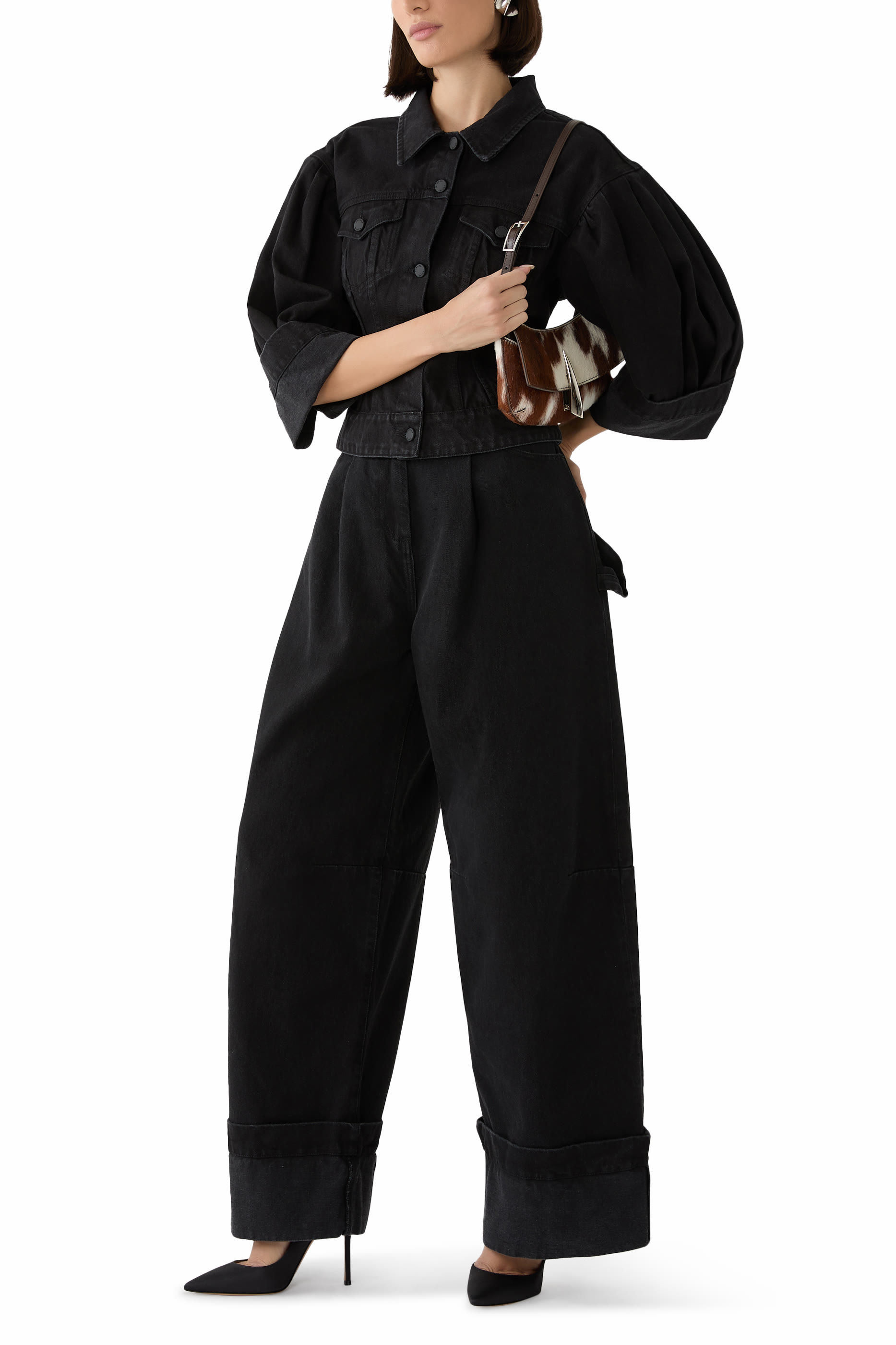 Wide Leg Puddle Jeans