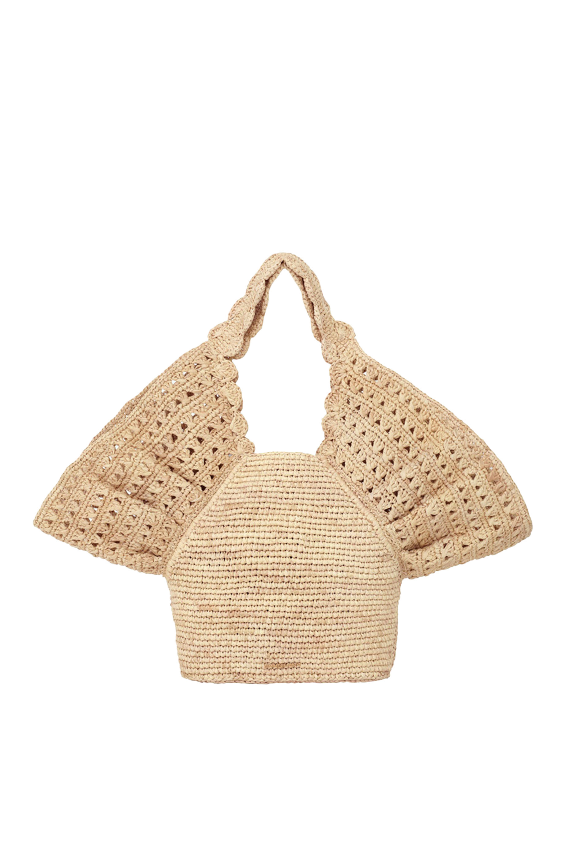 Raffia Bucket Bag