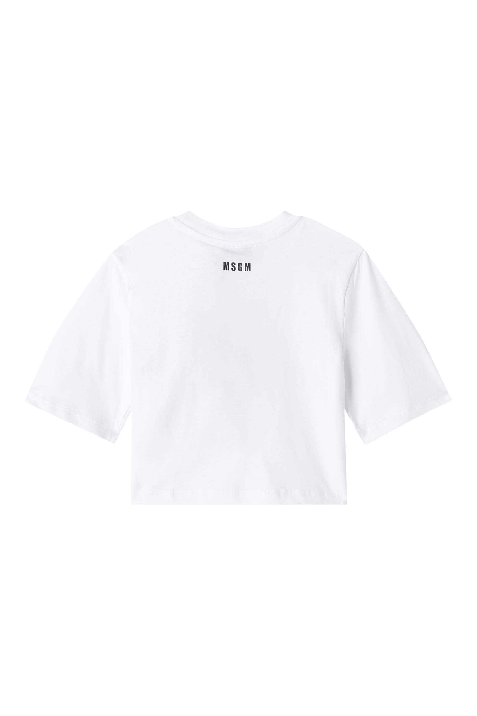 Kids Embellished Cropped T-Shirt