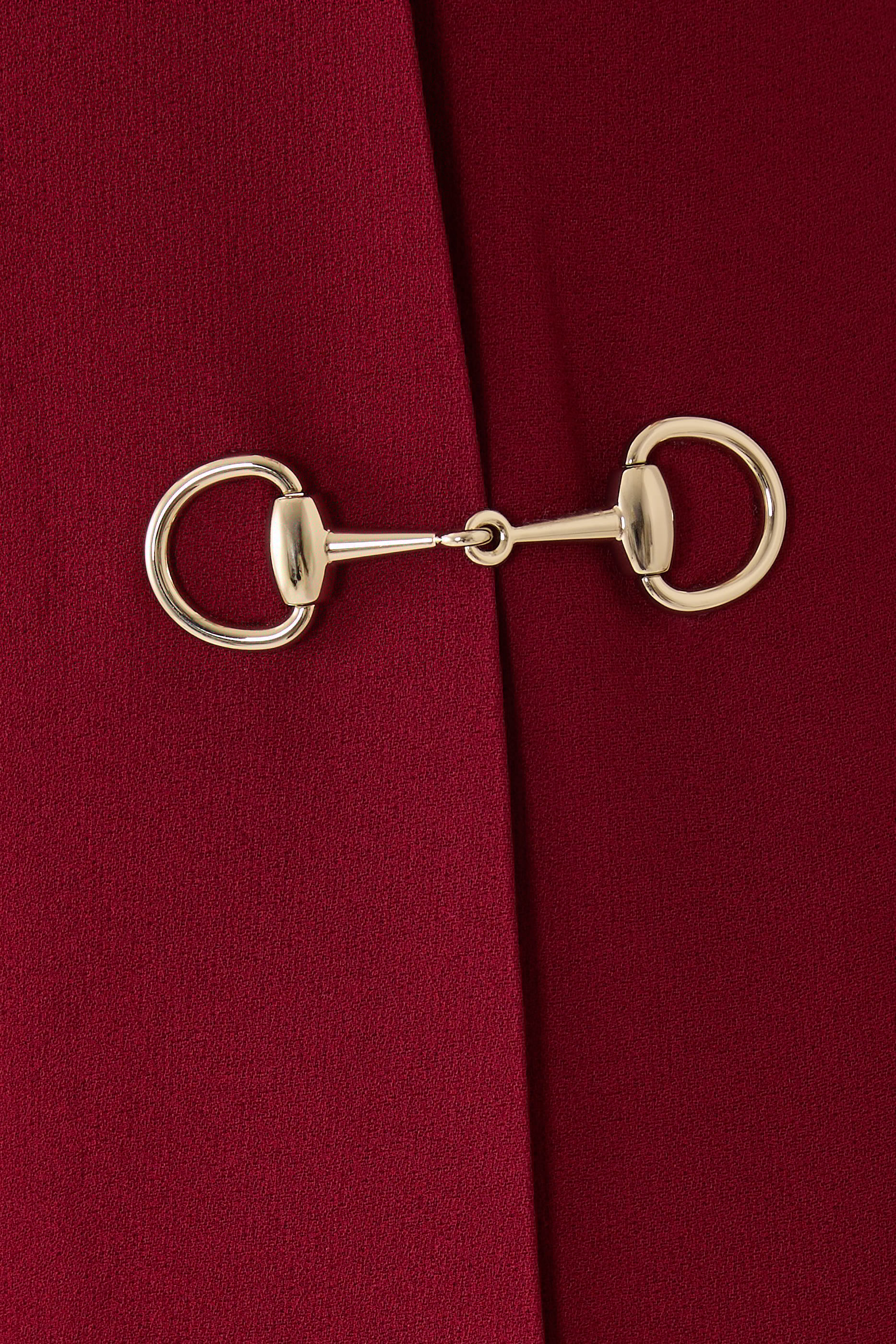  Sabl&eacute; Dress with Horsebit Detail