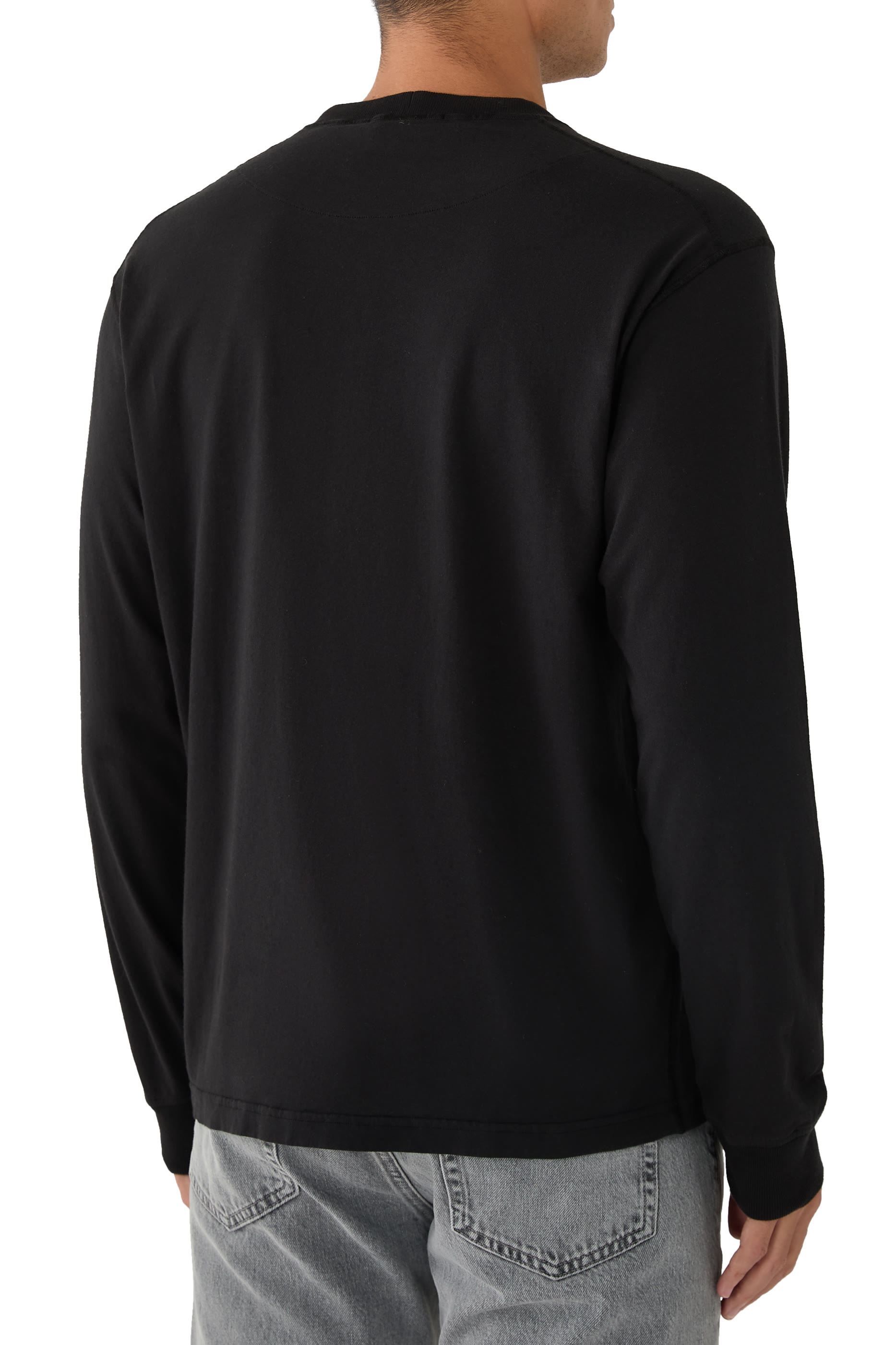 'Fissato' Effect Long-Sleeve T-shirt