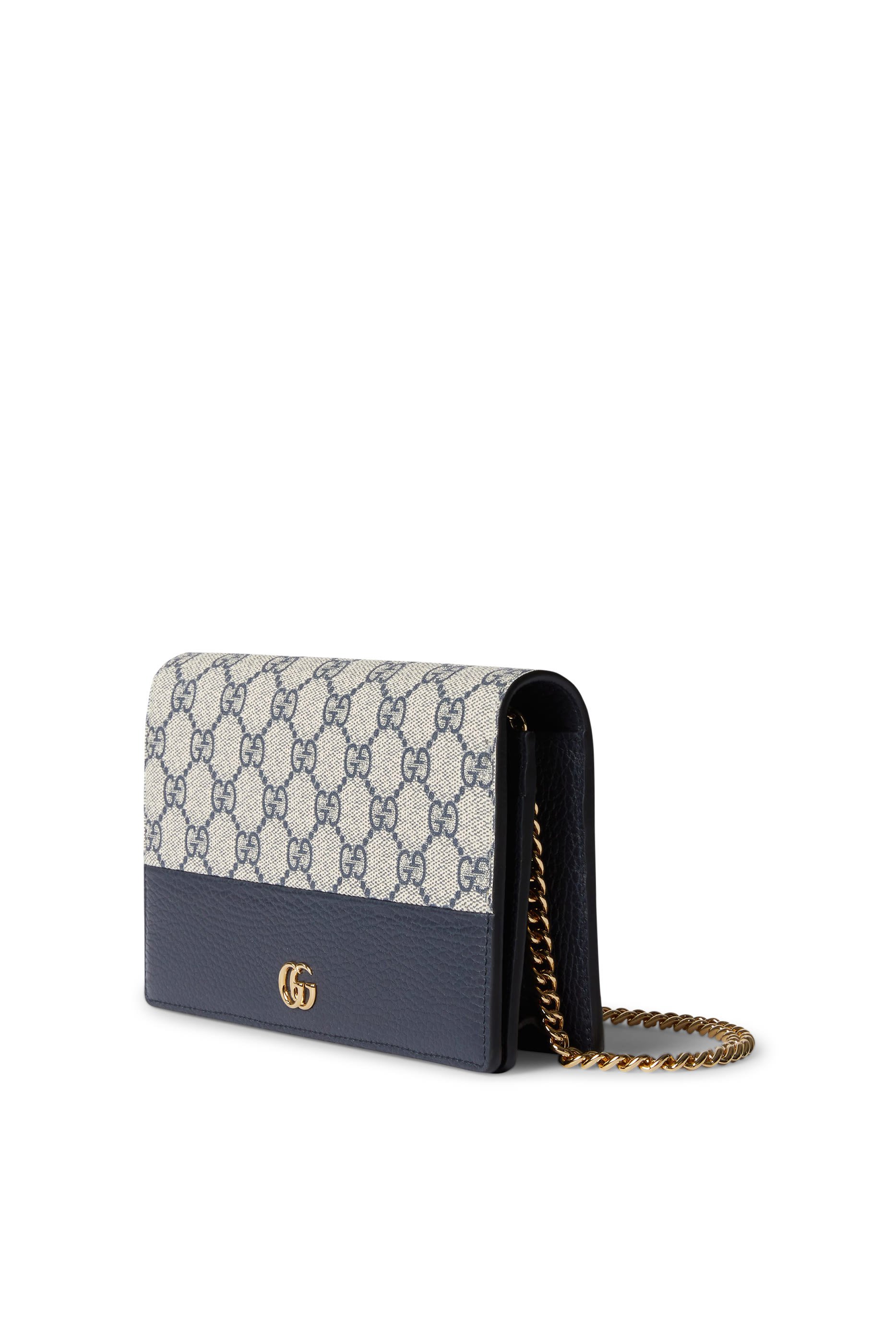 GG Marmont Bi-Color Mini Chain Bag