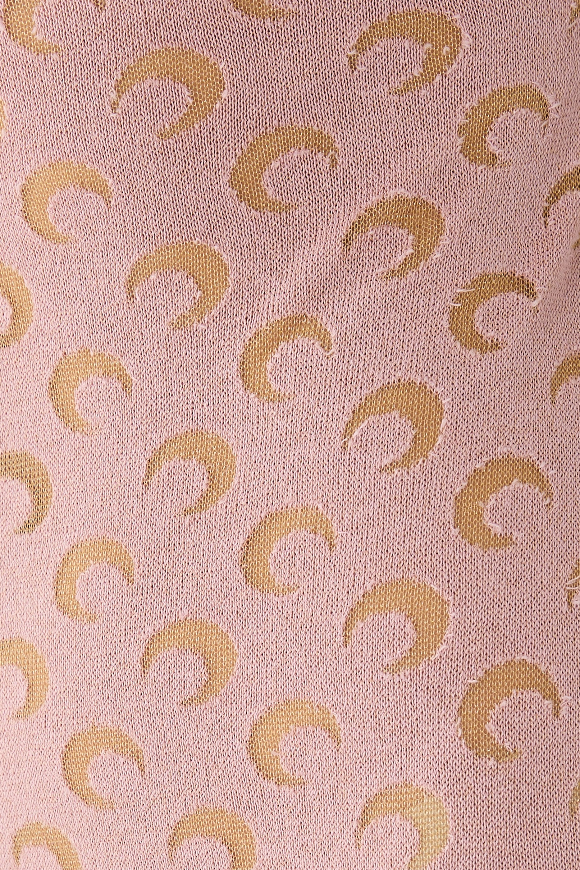Crescent Moon-Patterned Maxi Dress