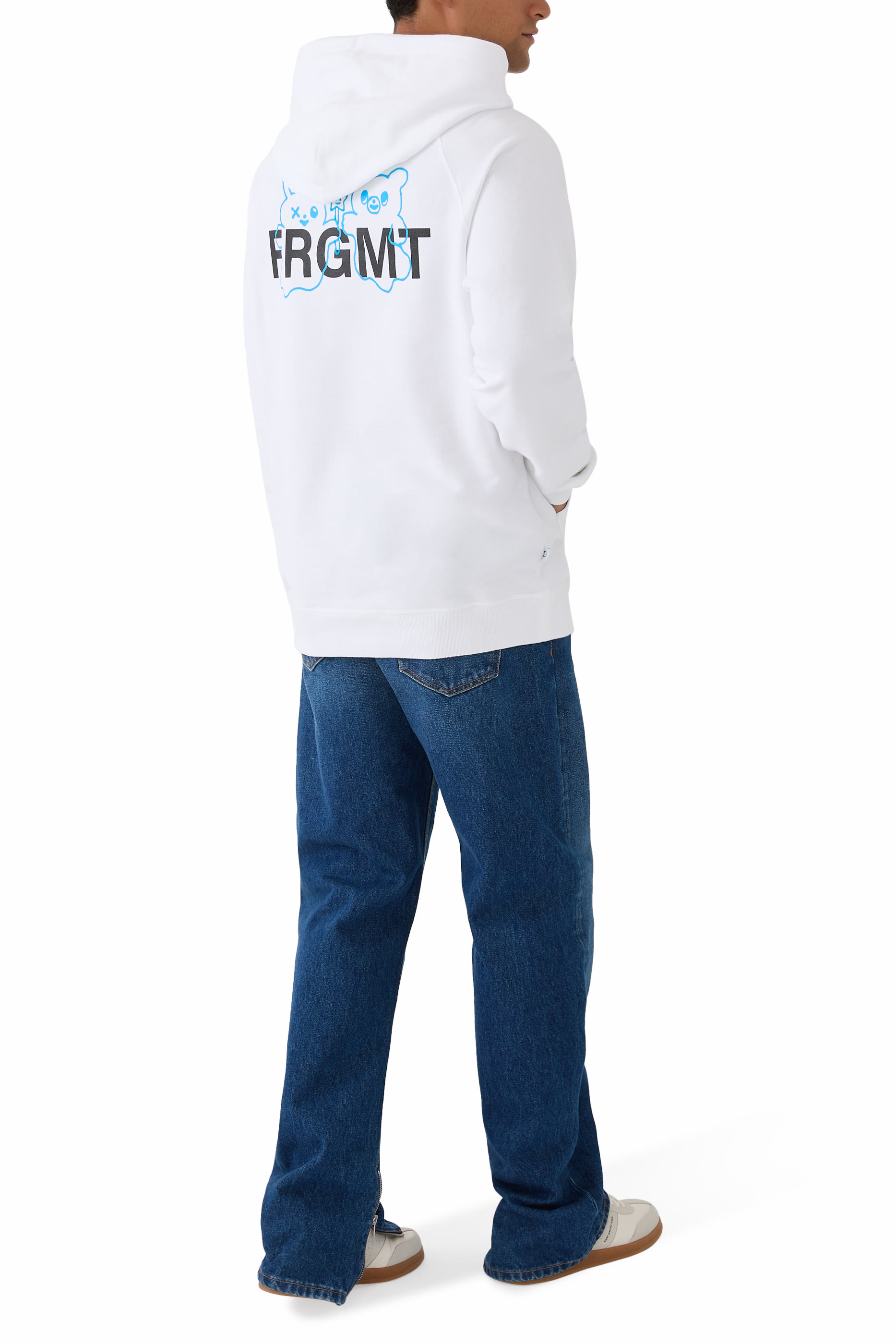   x FRGMT Cartoon Logo Cotton Hoodie