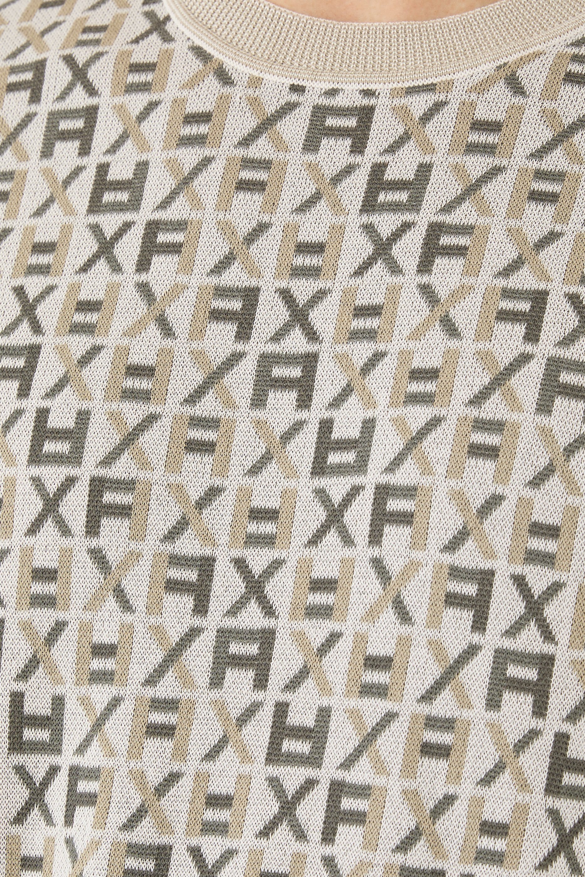 All-Over AX Logo Pullover