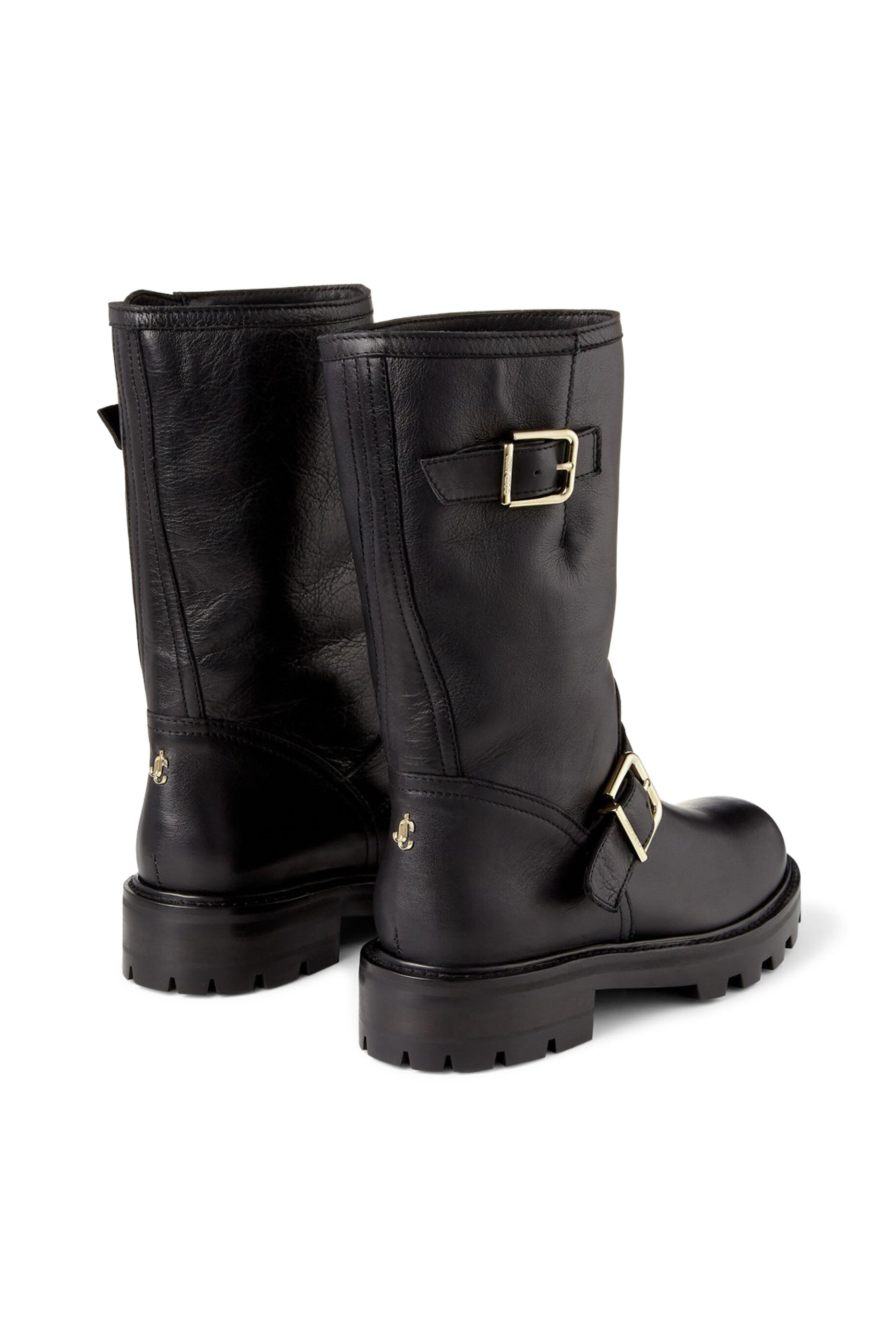 Leather Biker Boots