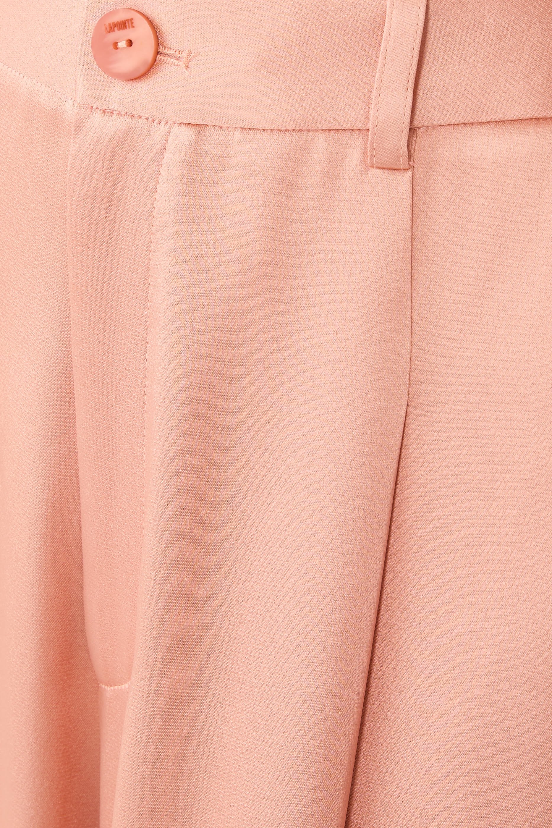 Satin Relaxed Pleated Pants