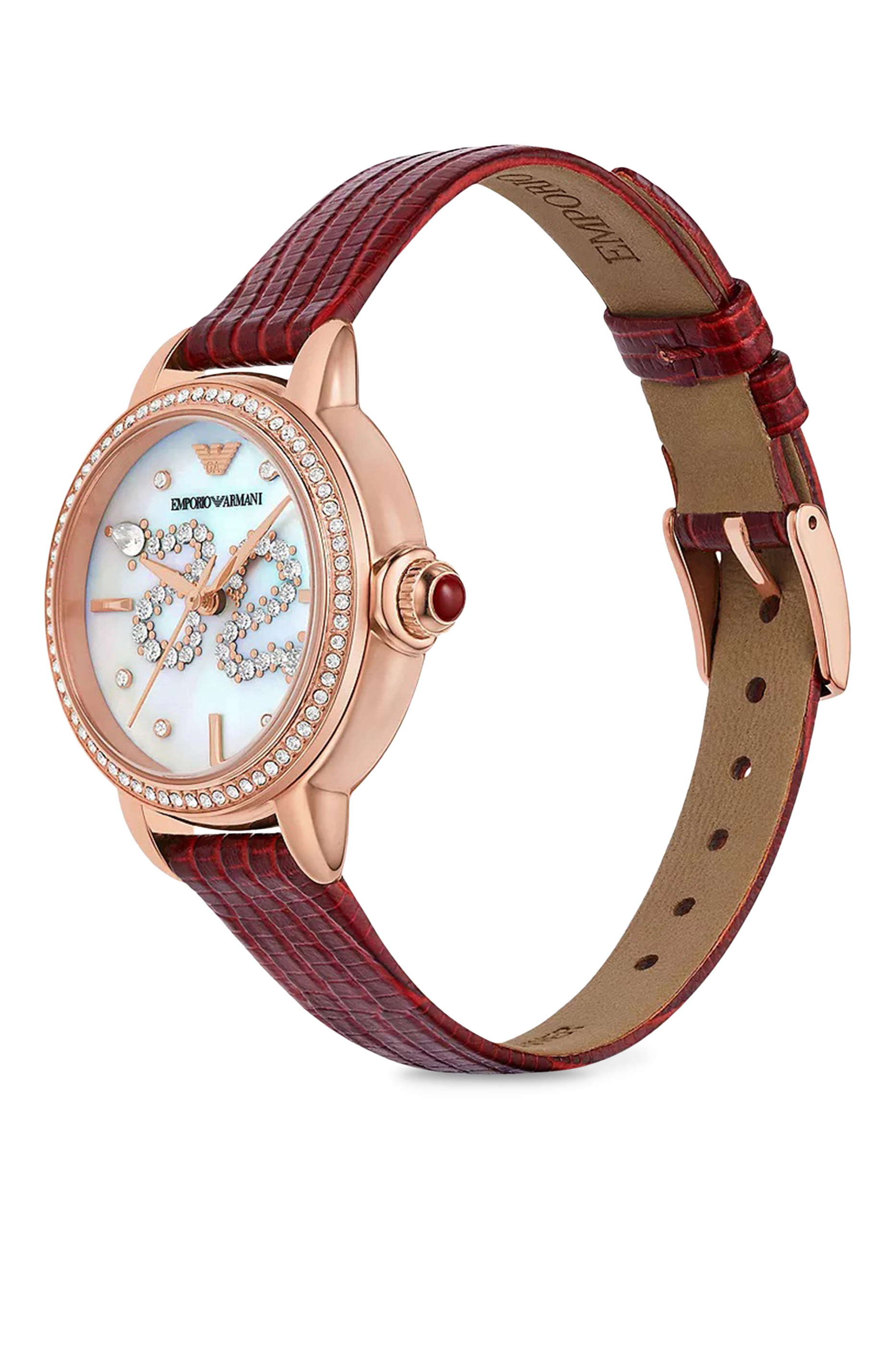 Three-Hand Leather Watch