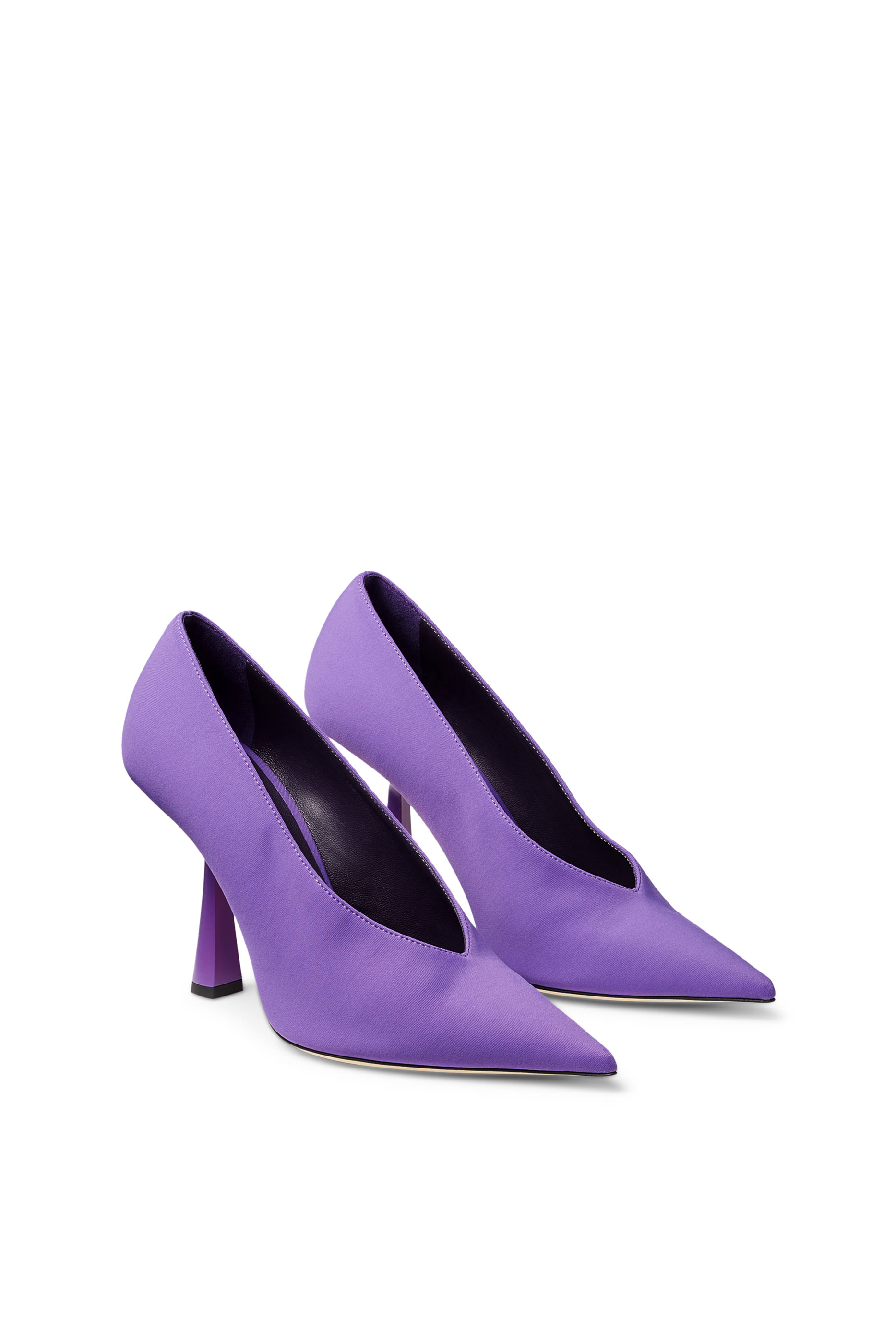 Maryanne 100 Cassis Lycra Pointed-Toe Pumps
