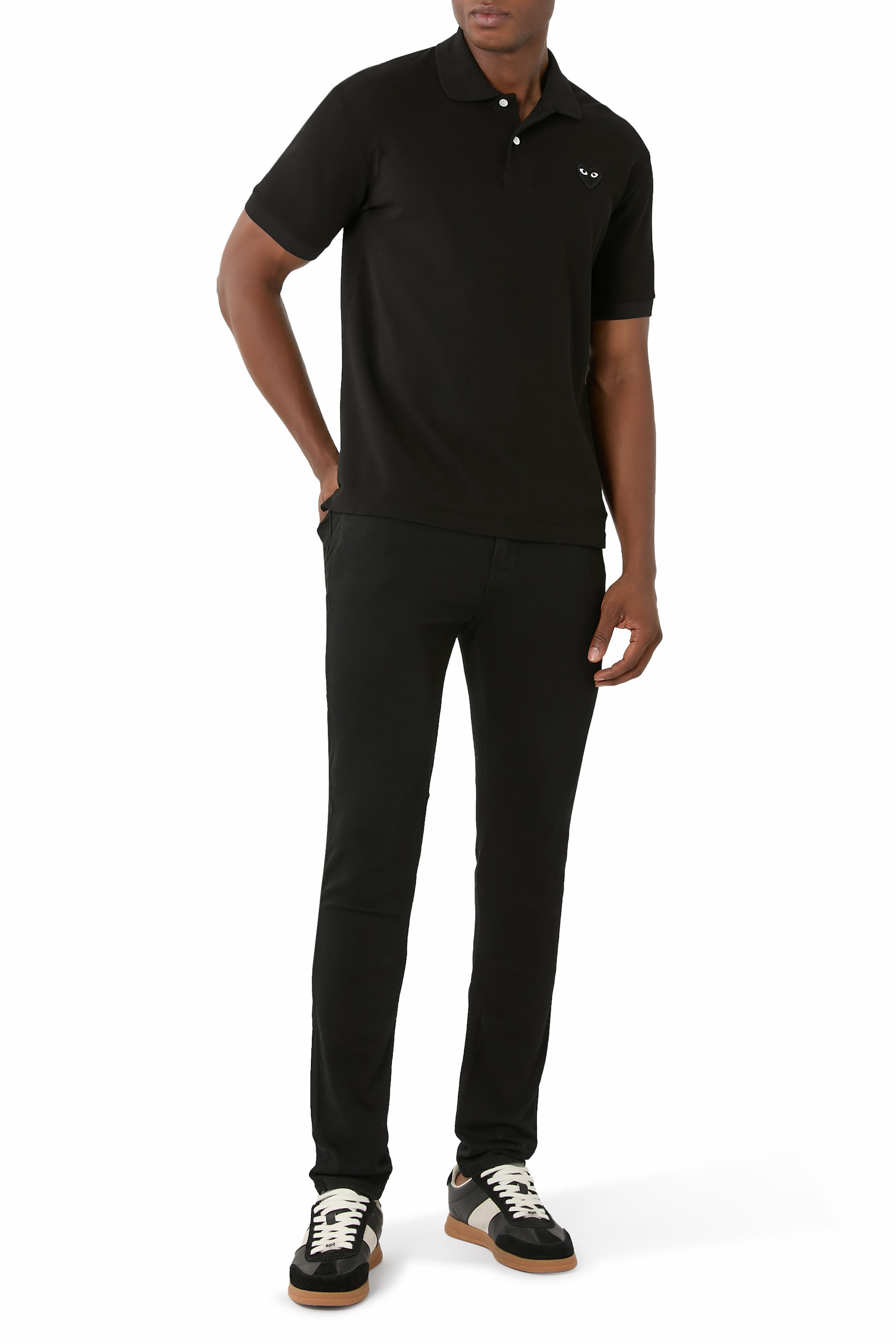 Black Emblem Polo T-shirt