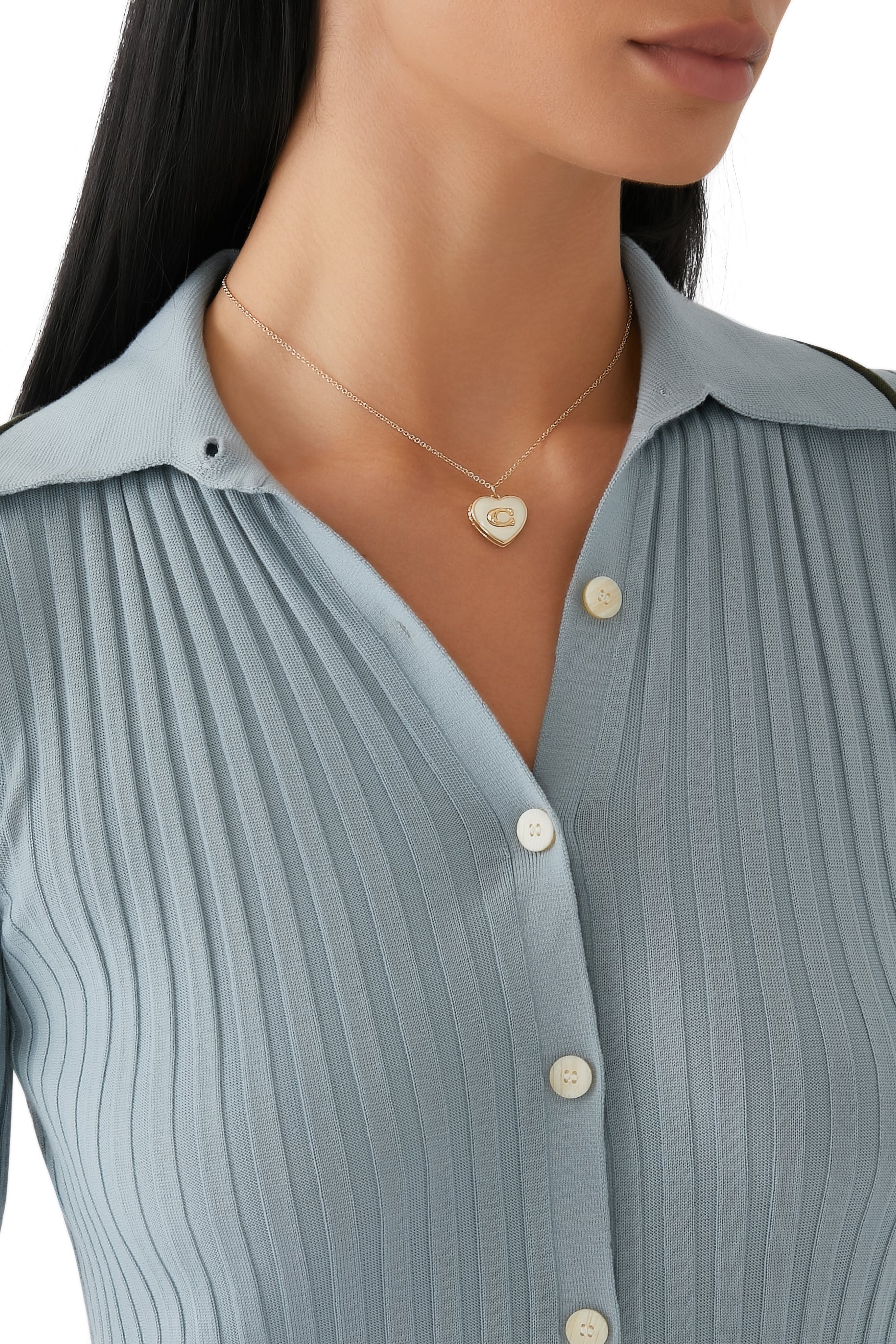 Enamel Heart Necklace