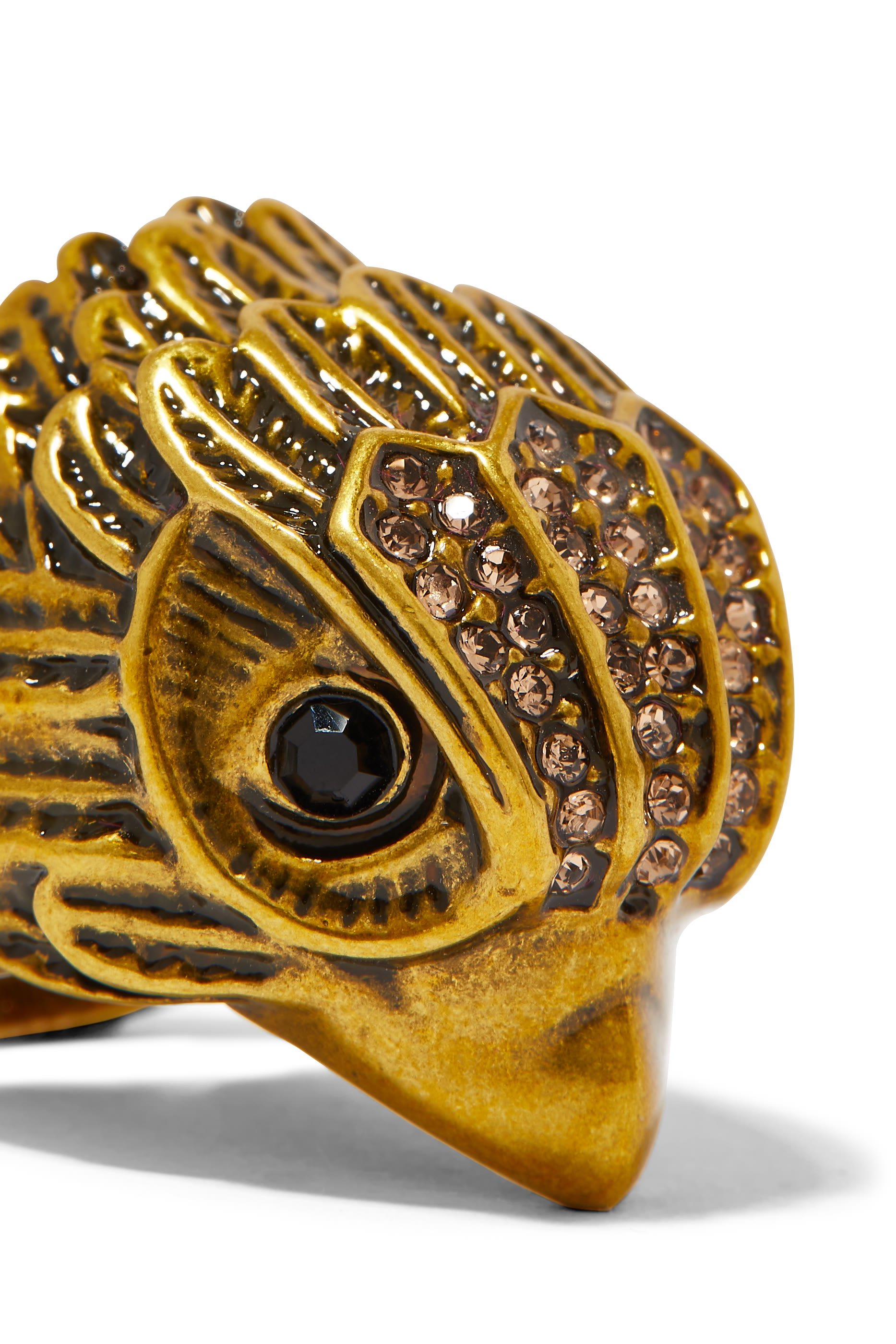 Chunky Eagle XL Cocktail Ring, Brass