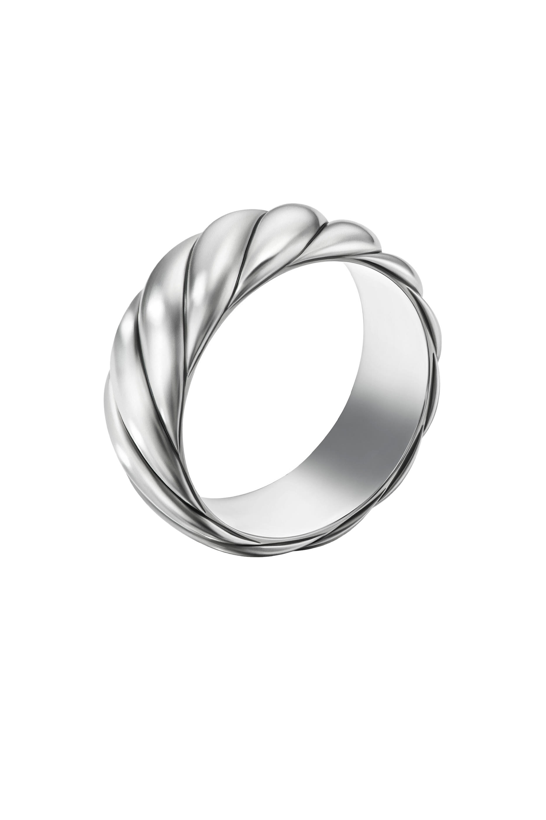 Sculpted Cable Band Ring