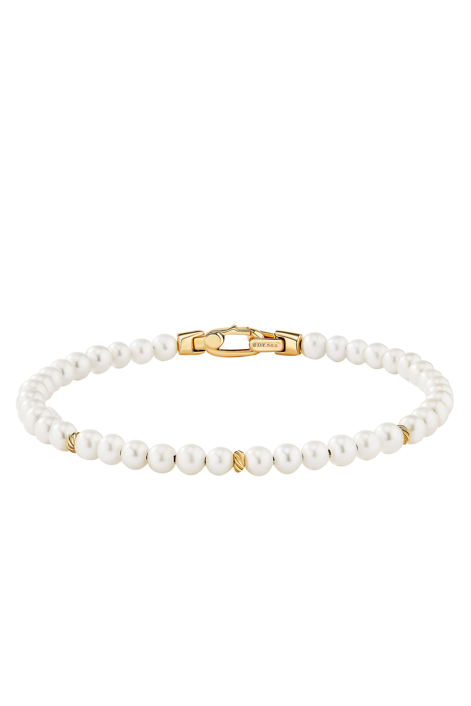 Bijoux Spiritual Beads Bracelet, 14k Yellow Gold & Pearls