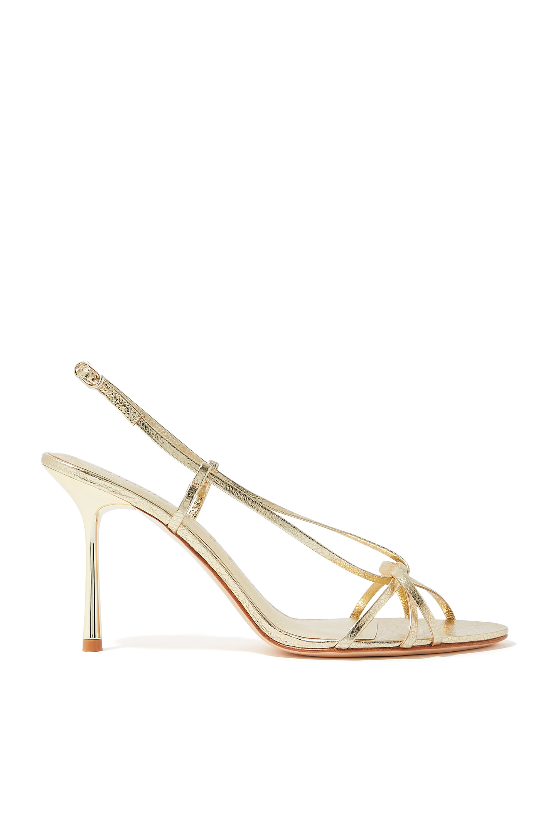 Entwined Metallic 90 Sandals