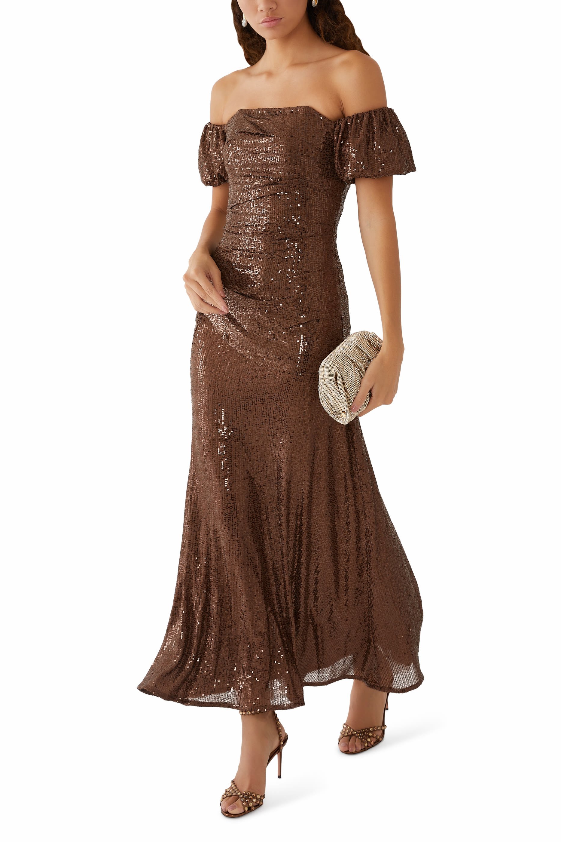 Sunbeam Valentina Off-Shoulder Gown