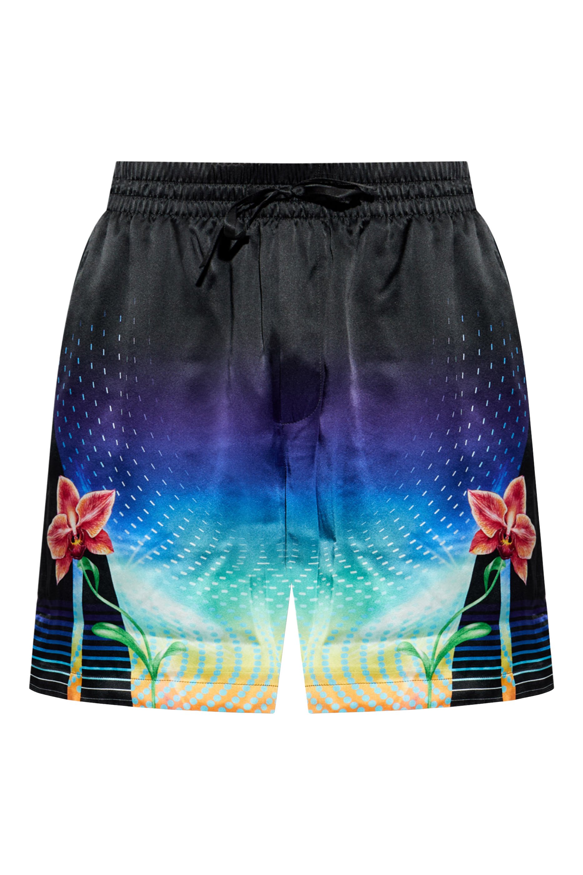 Orchid Racer Silk Shorts
