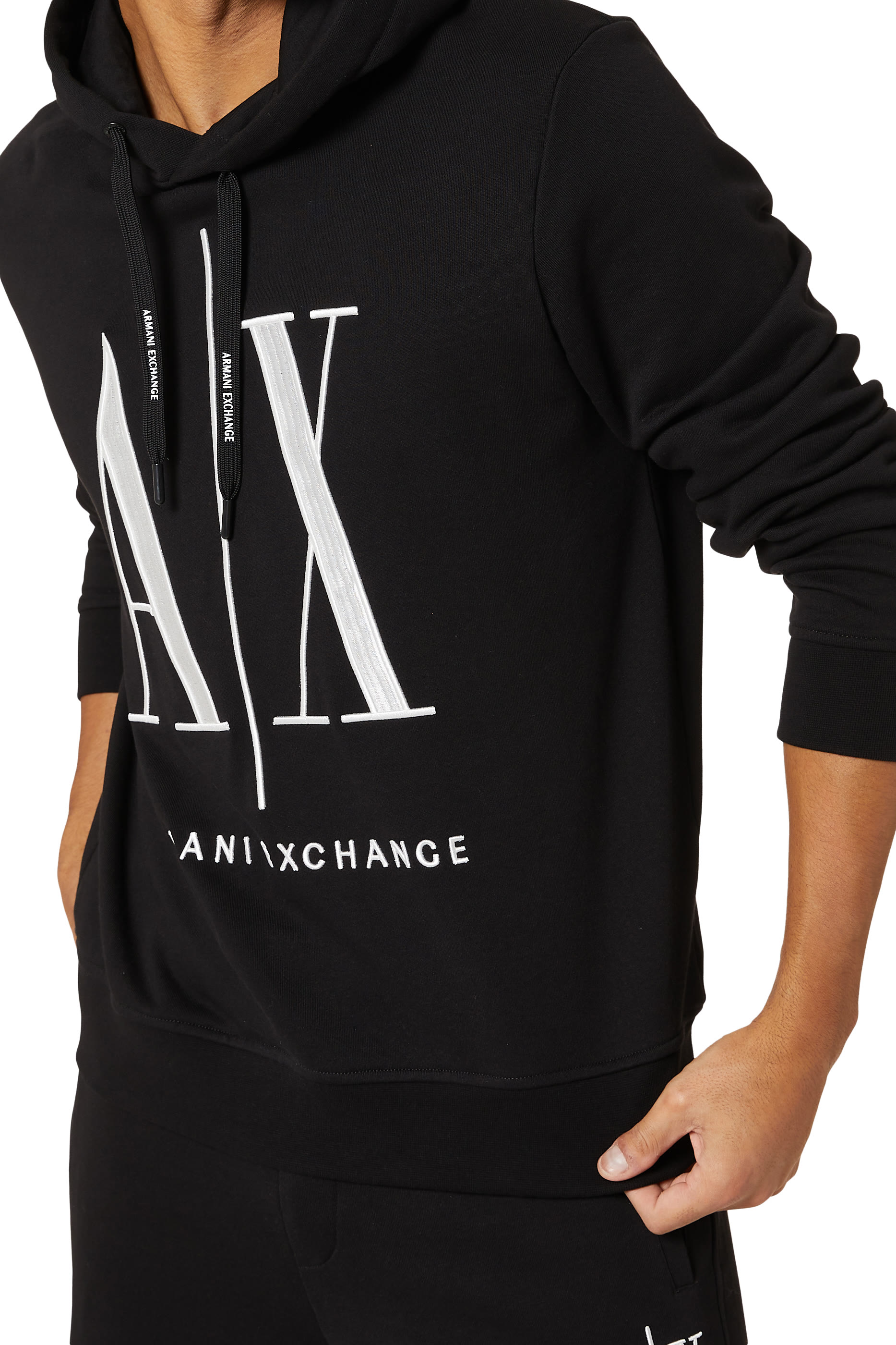 Large Icon Cotton Hoodie