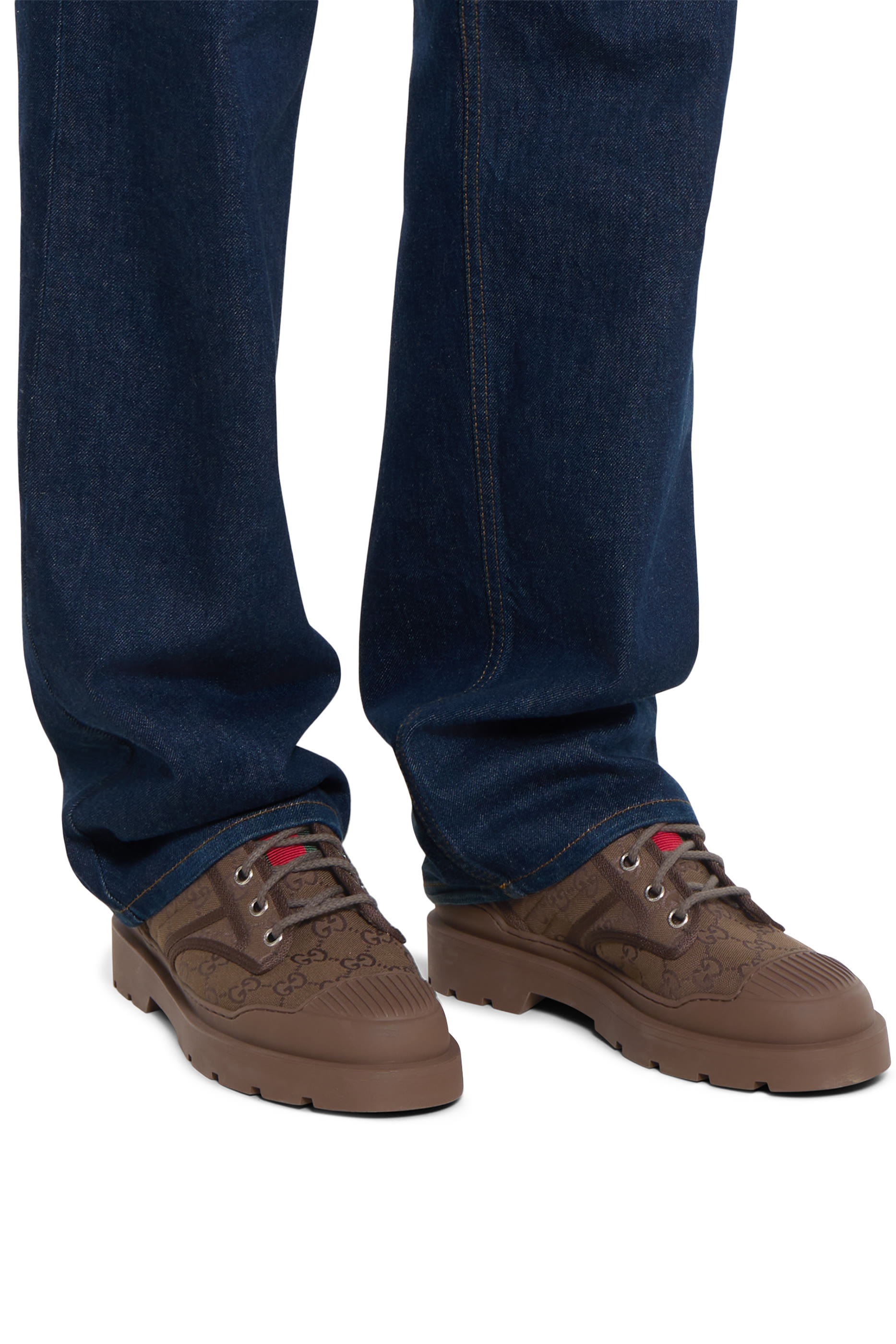 Lace-Up Shoes with Web 