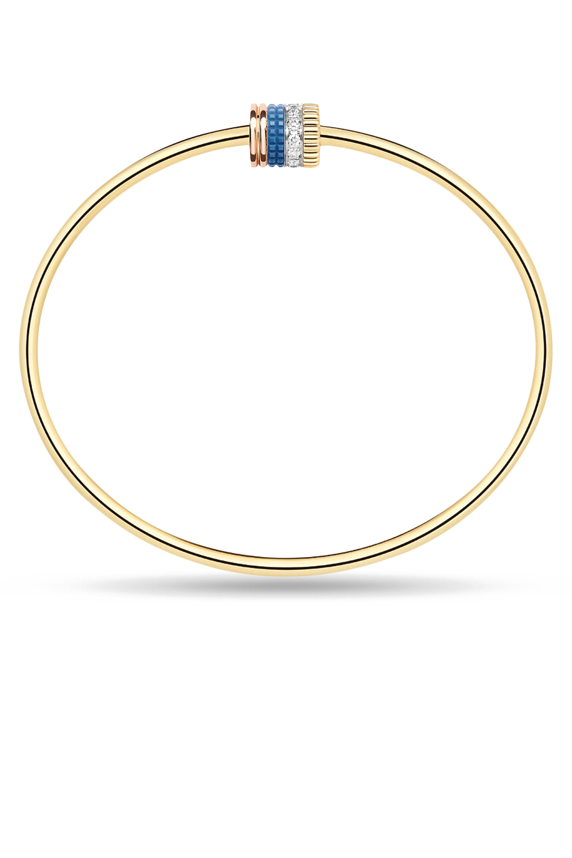 Quatre Bracelet, 18k Mix Gold & Ceramic