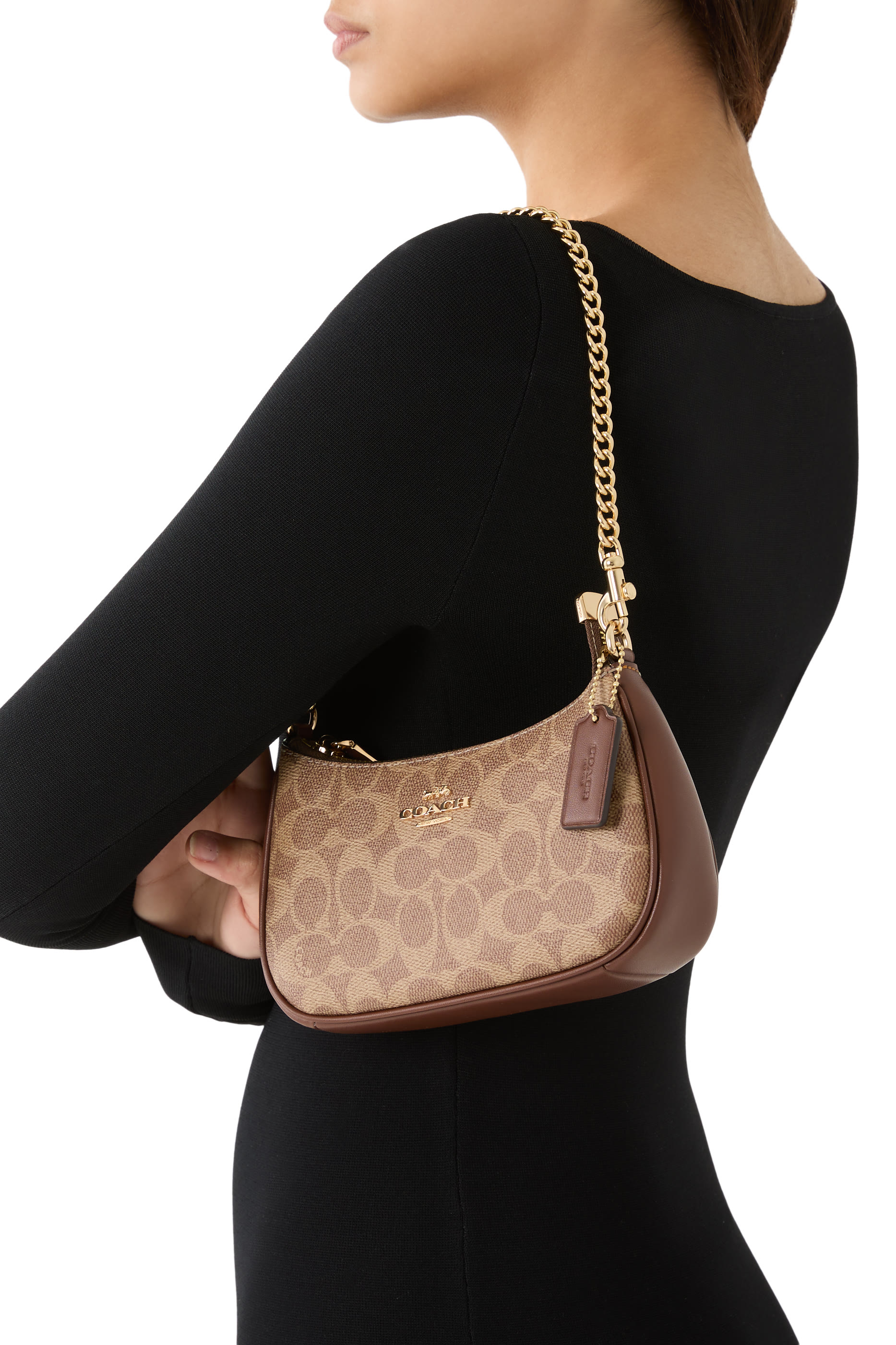 Teri Mini Crossbody Bag in Signature Canvas