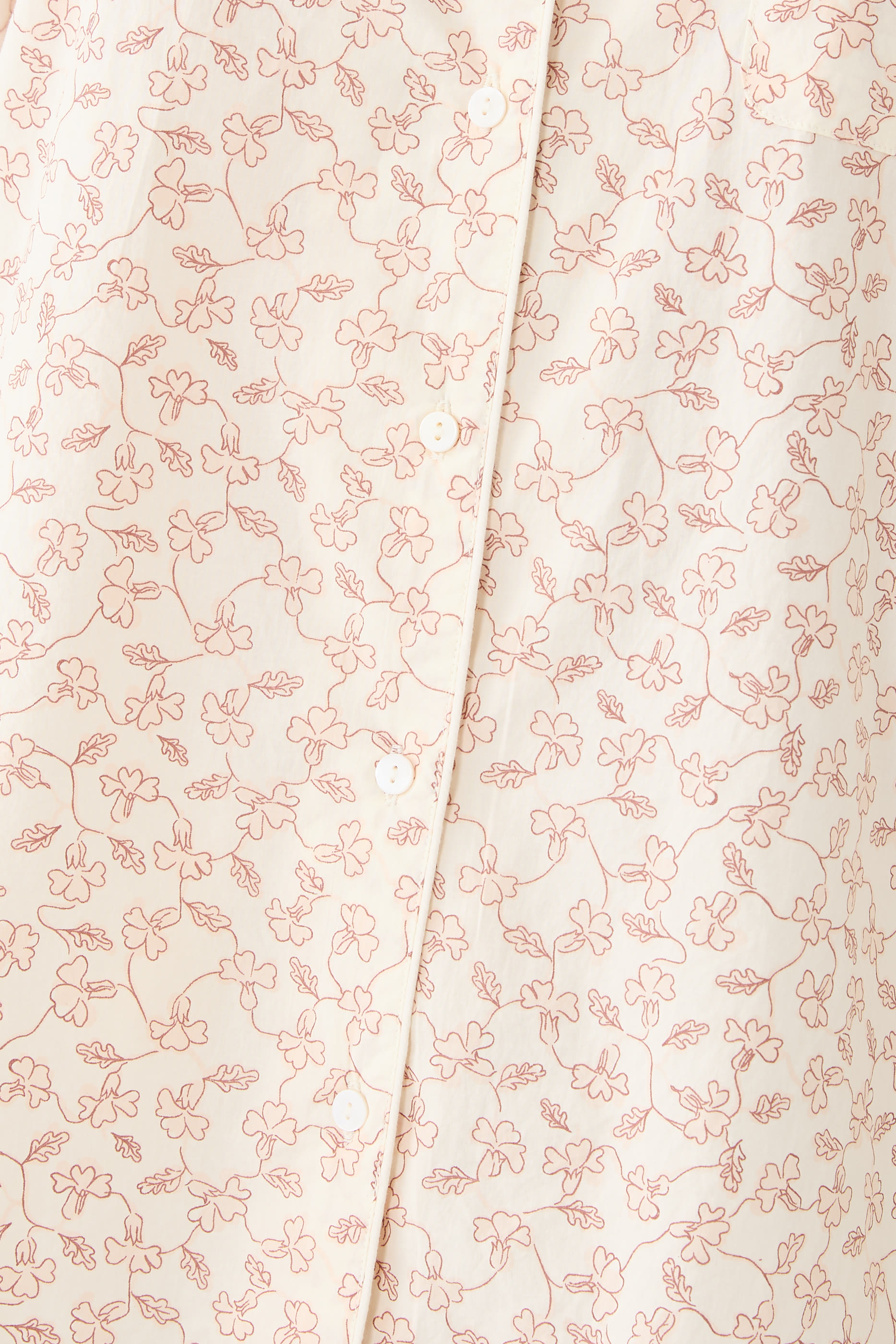 Organic Cotton Relaxed Floral Pajama Set 