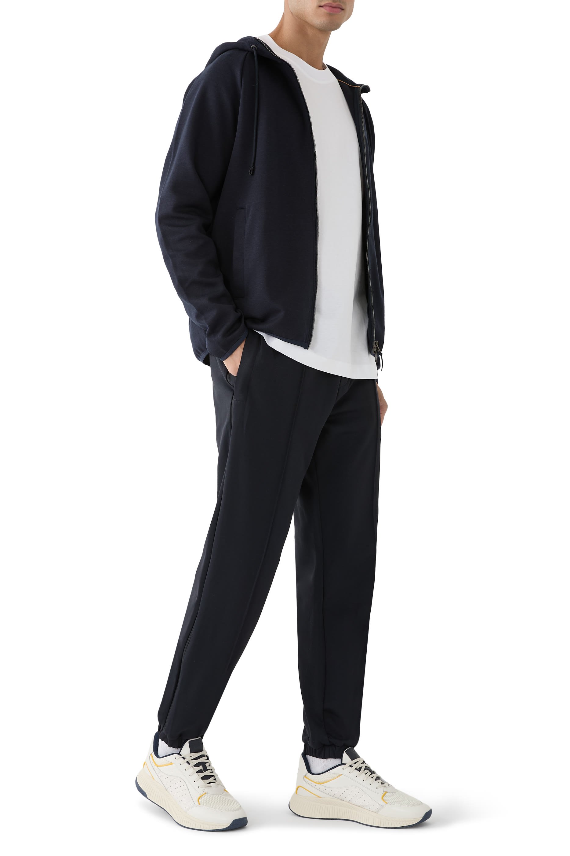 Double B Monogram Mercerised-Cotton T-Shirt