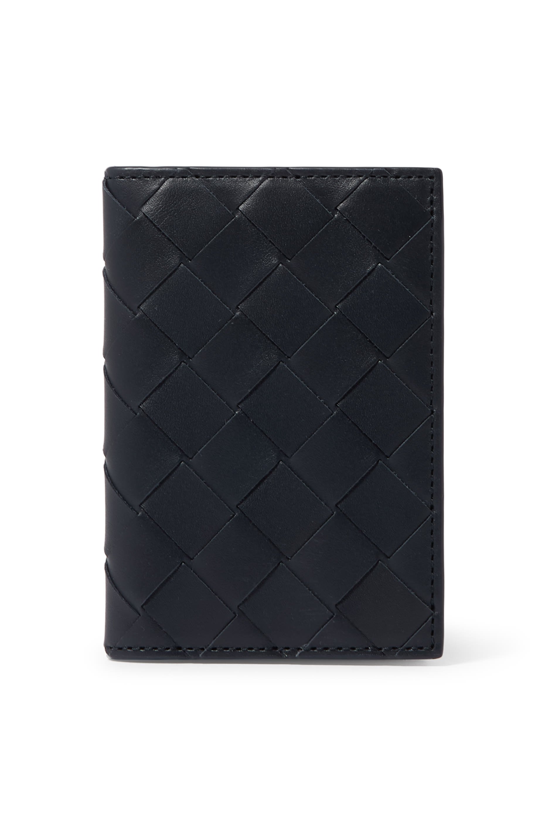 Intrecciato Flap Card Case