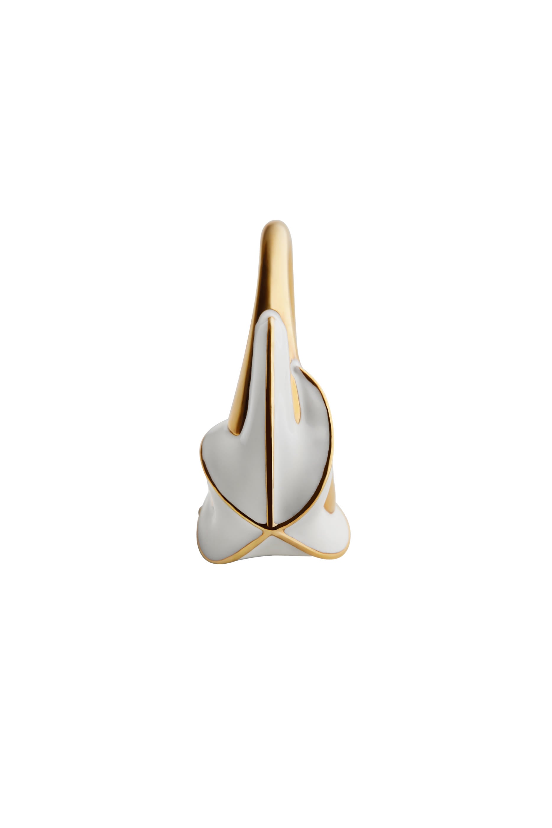Drop Ring, Sterling Silver & Enamel
