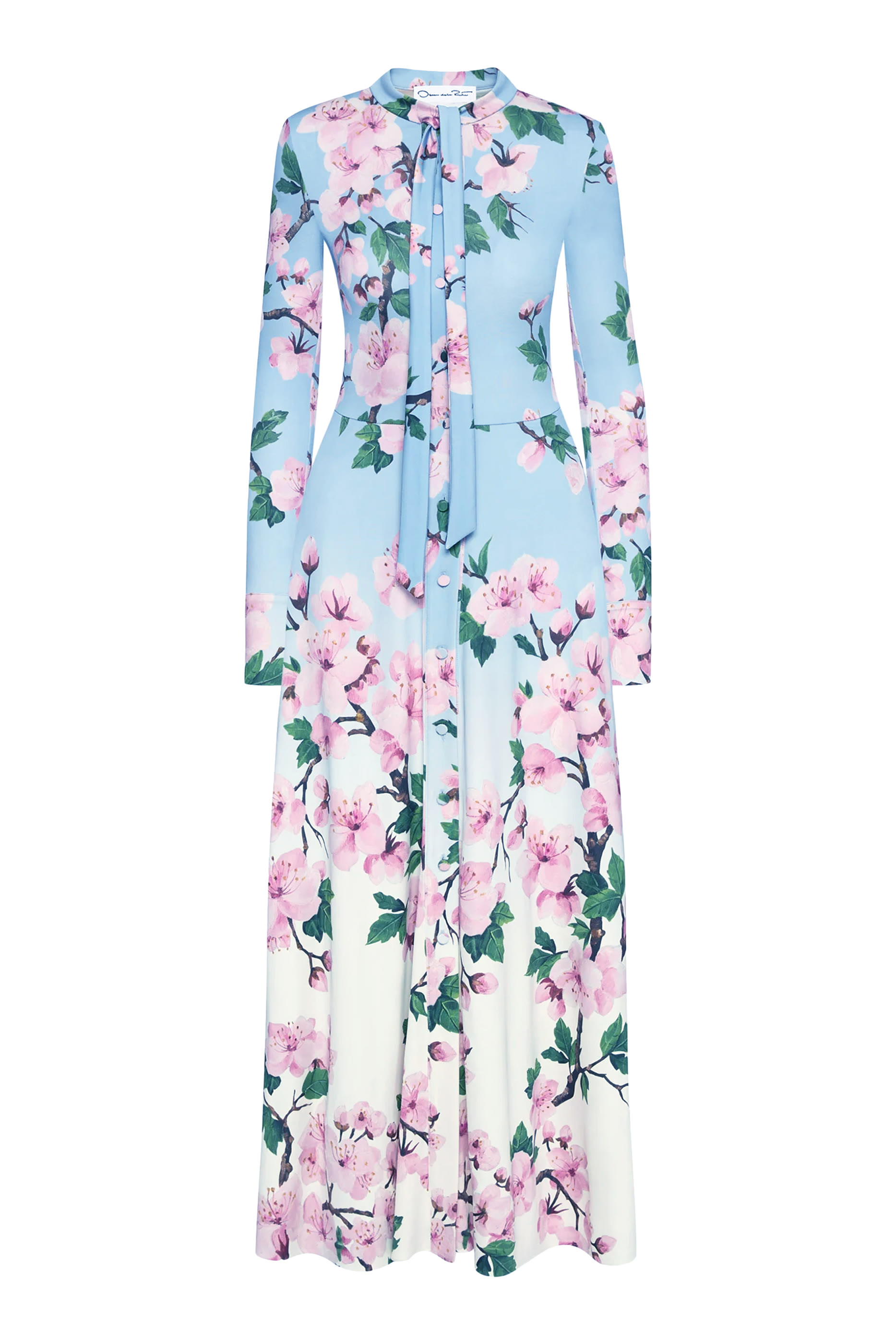 Ombr&eacute; Cherry Blossom Jersey Dress