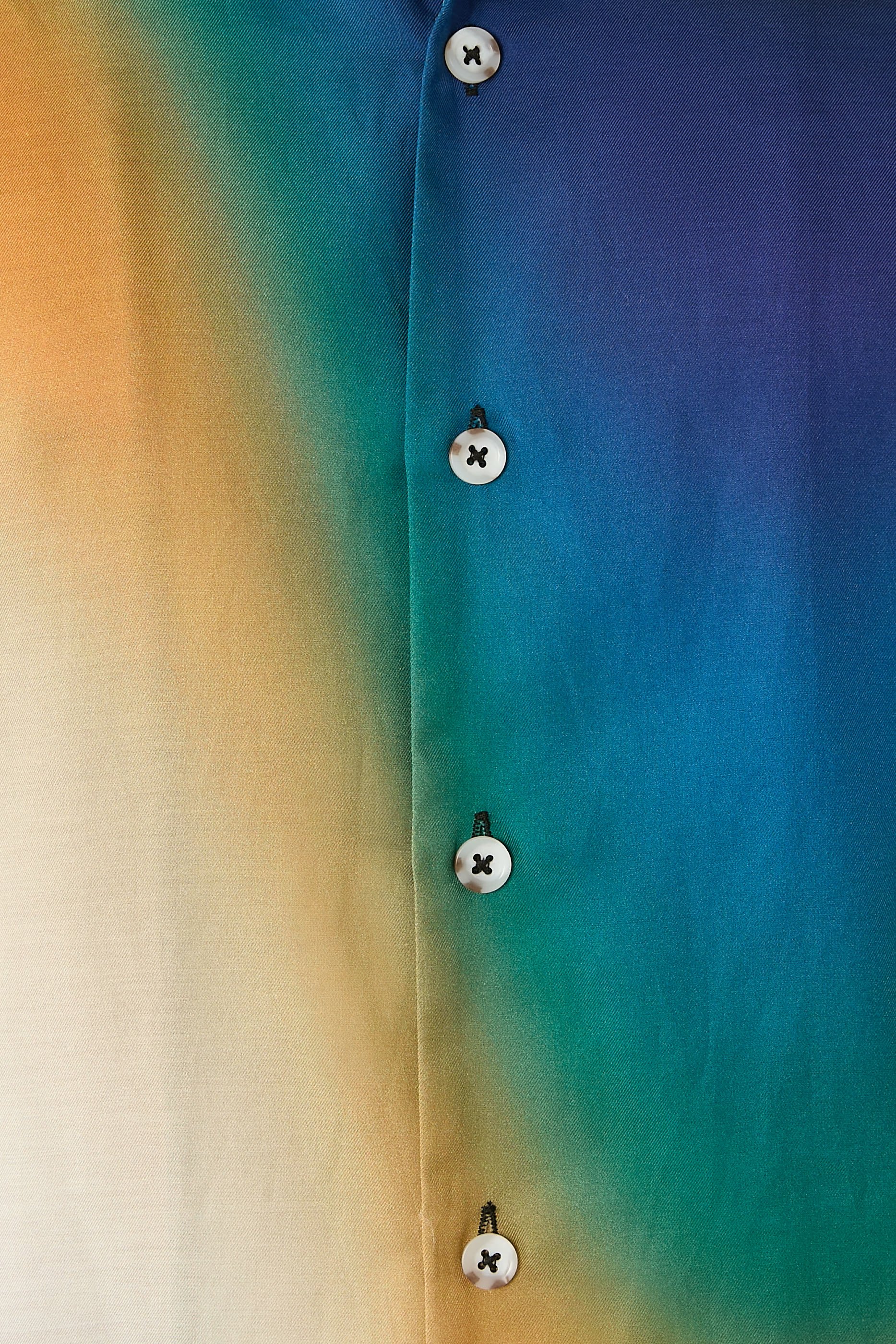 Gradient Wave Bowling Shirt