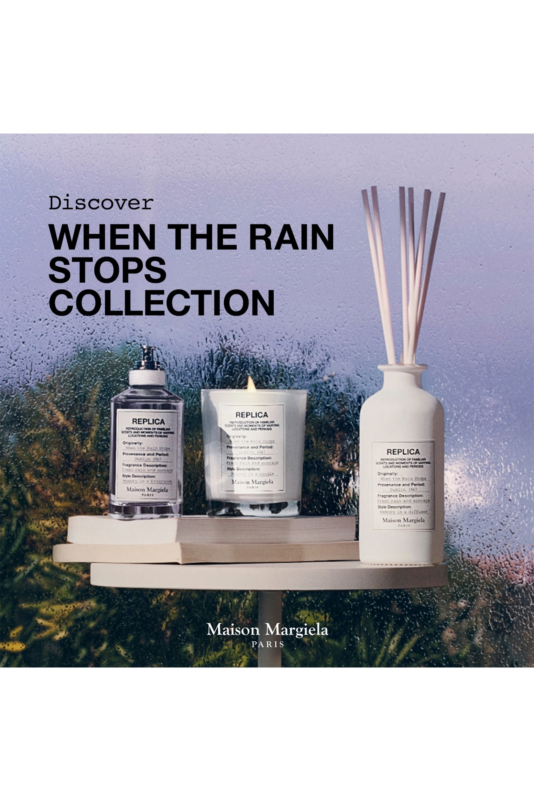 Replica When The Rain Stops Candle