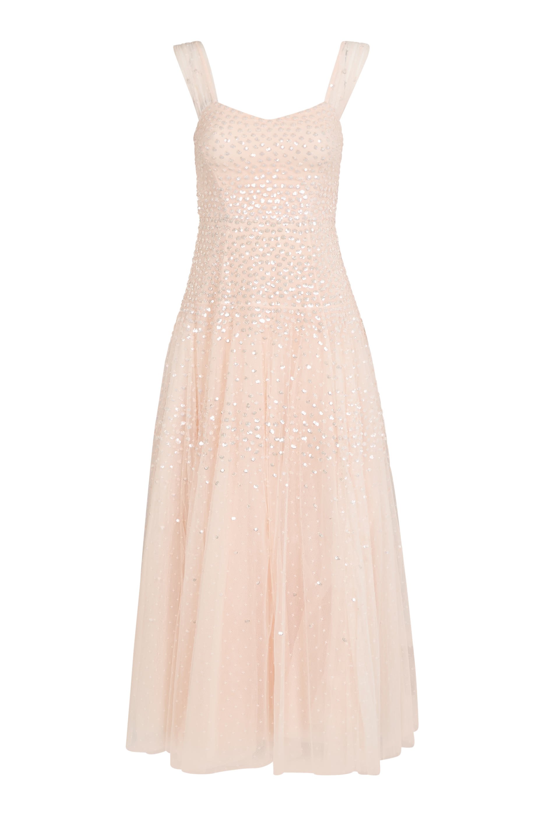 Sunrise Sequin Sweetheart Ankle Gown