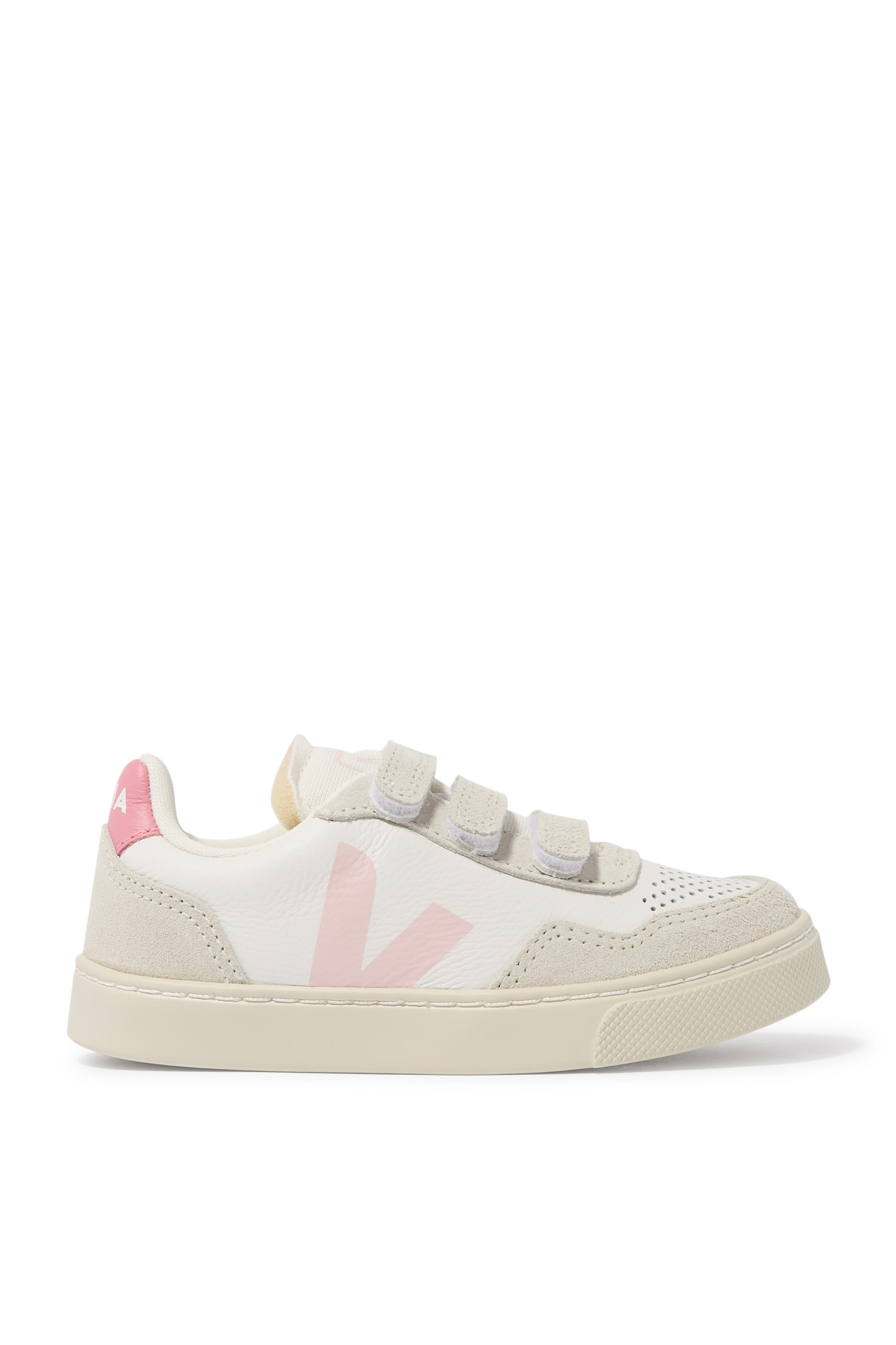 Kids V-90 Leather Sneakers