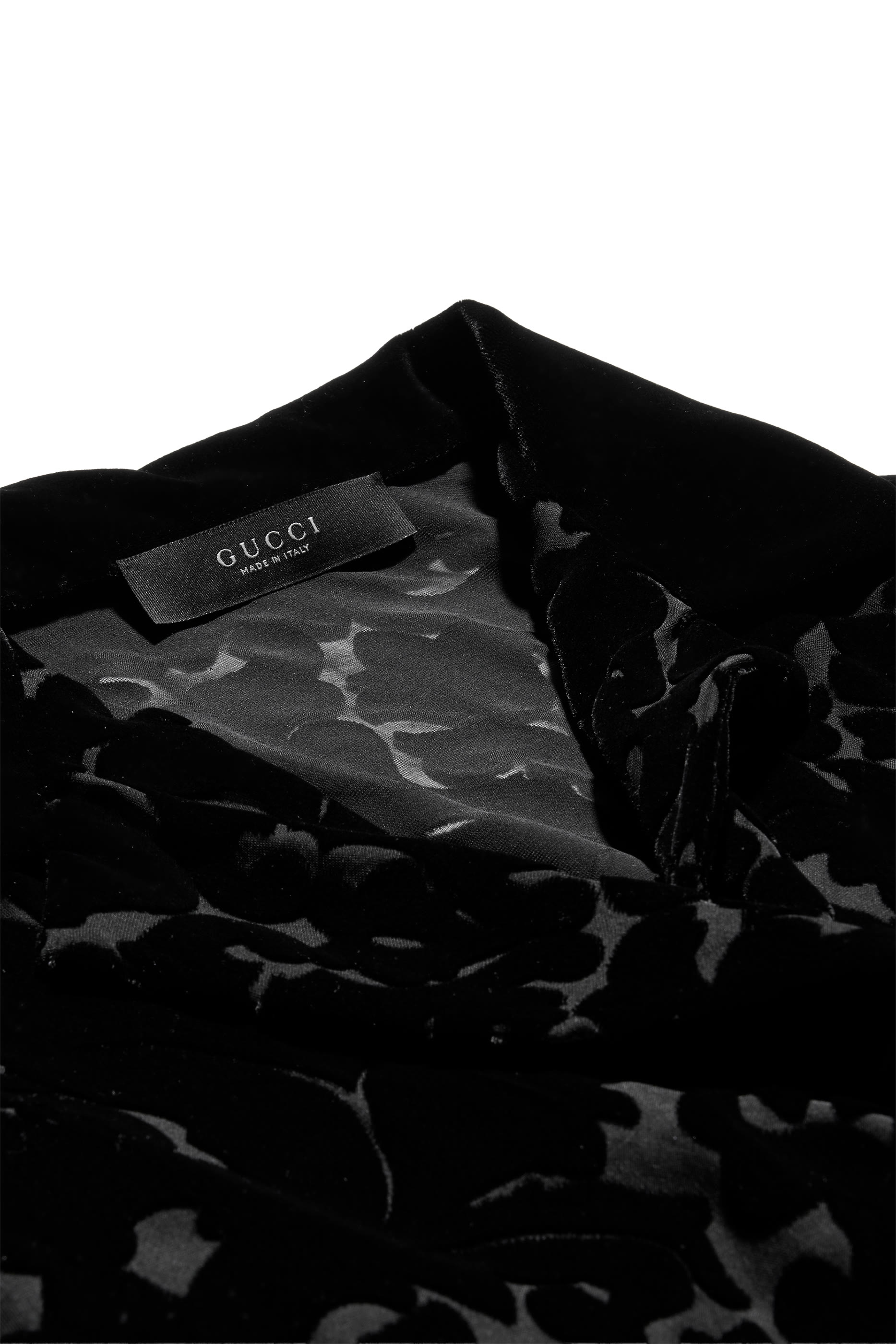 Floral Devor&eacute; Shirt