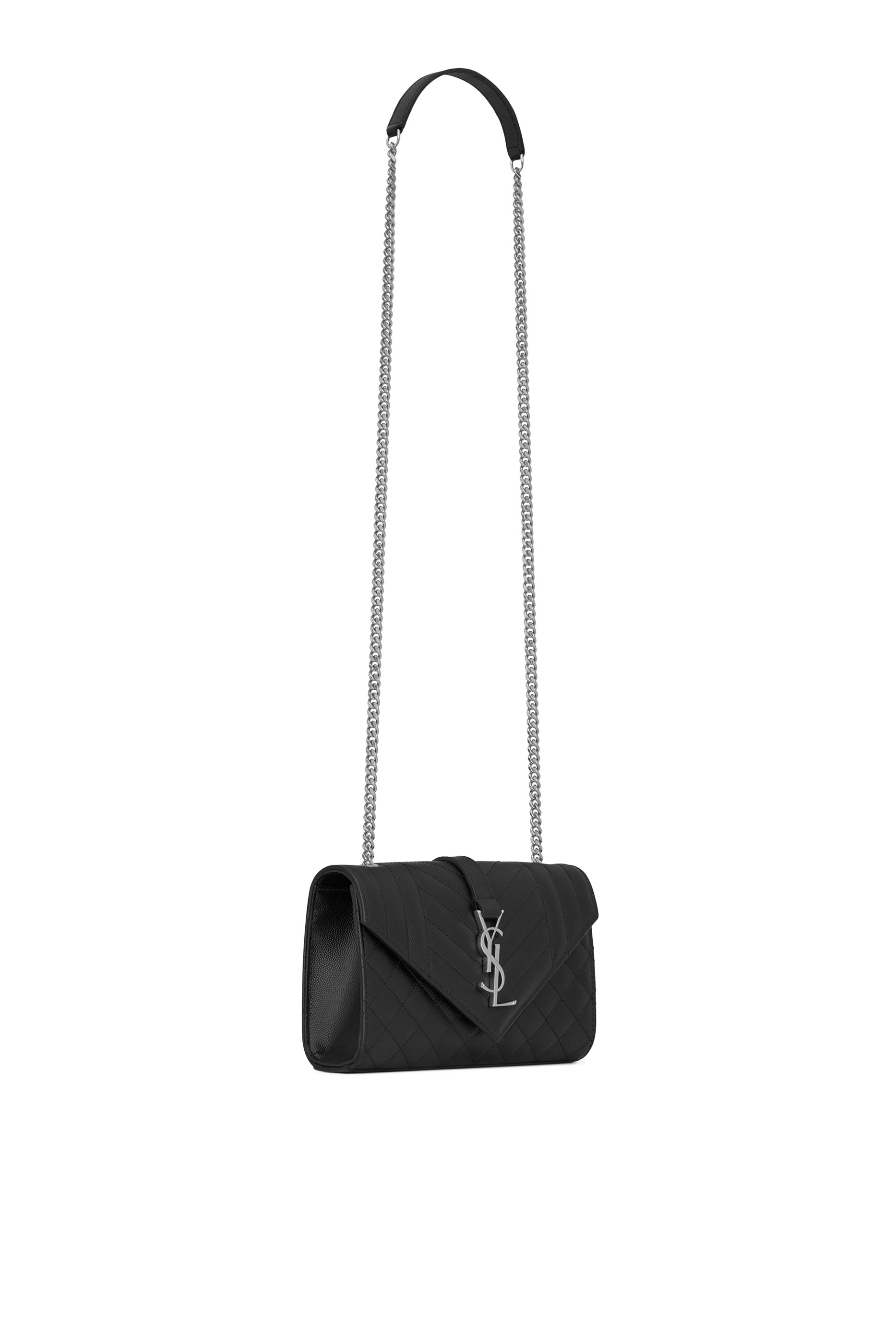  Envelope Small Bag in Quilted Grain De Poudre Embossed Leather