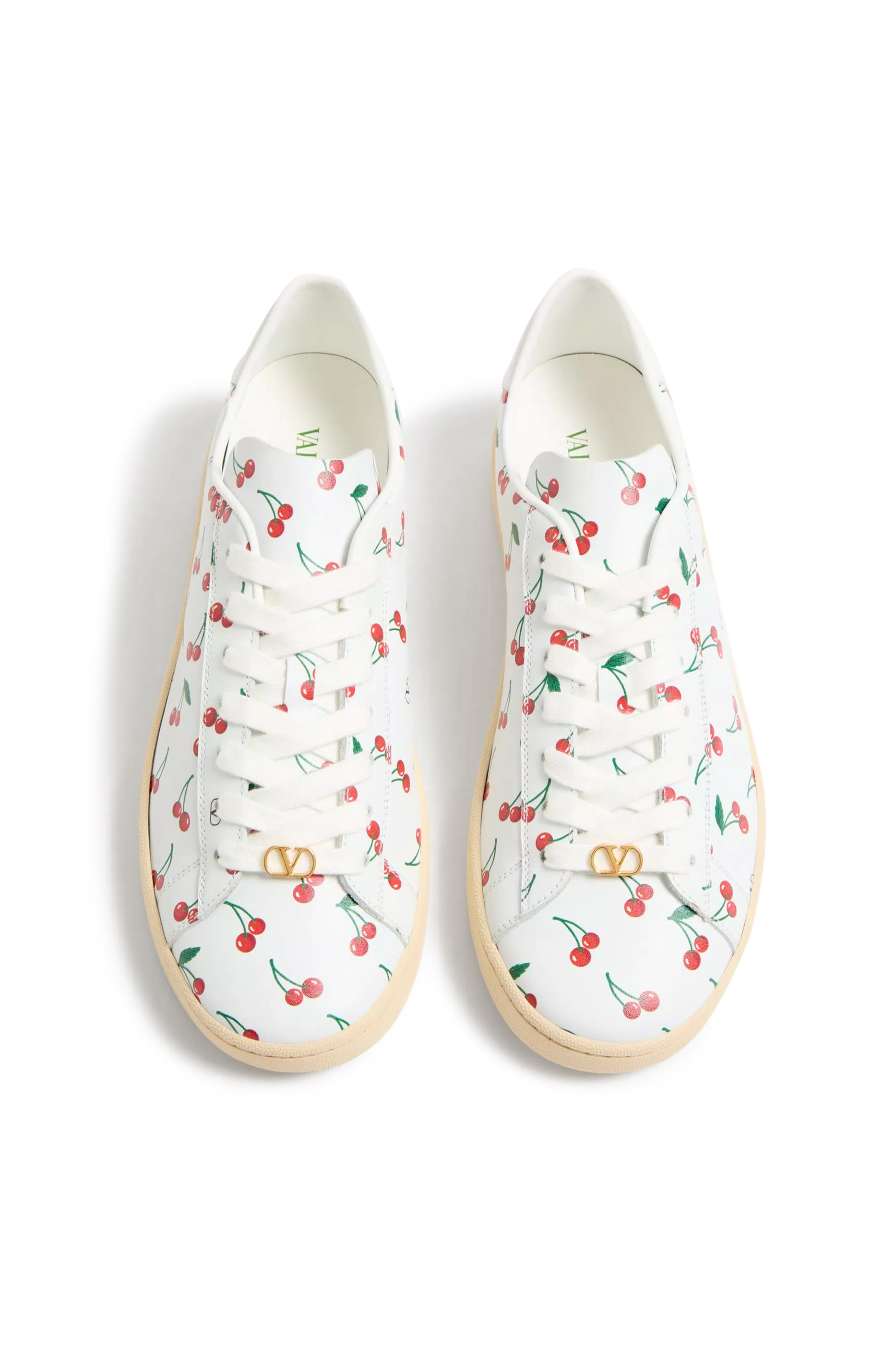 Royco Nappa Calfskin Sneakers with Cherryfic Pattern