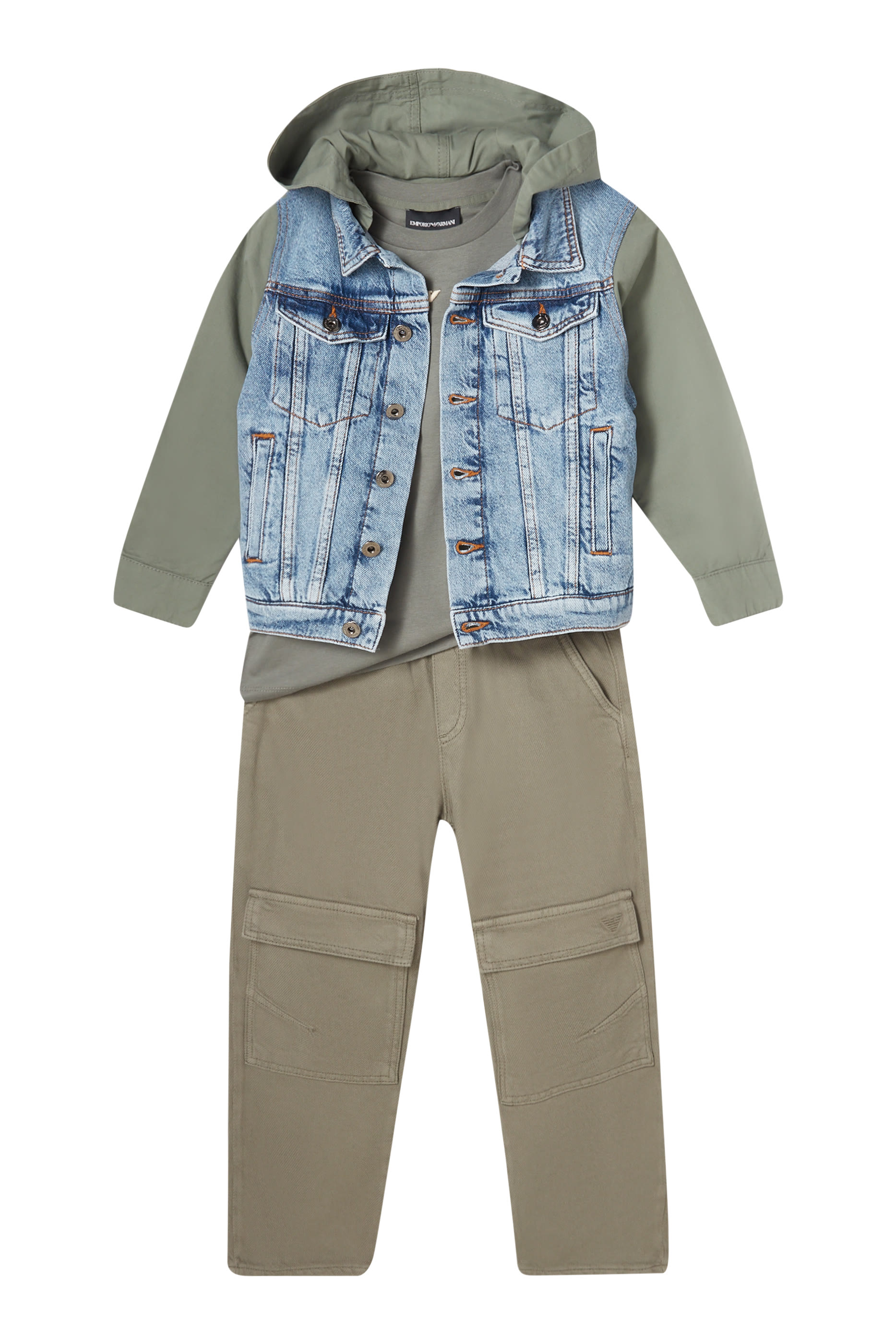 Kids Pocket Denim Pants