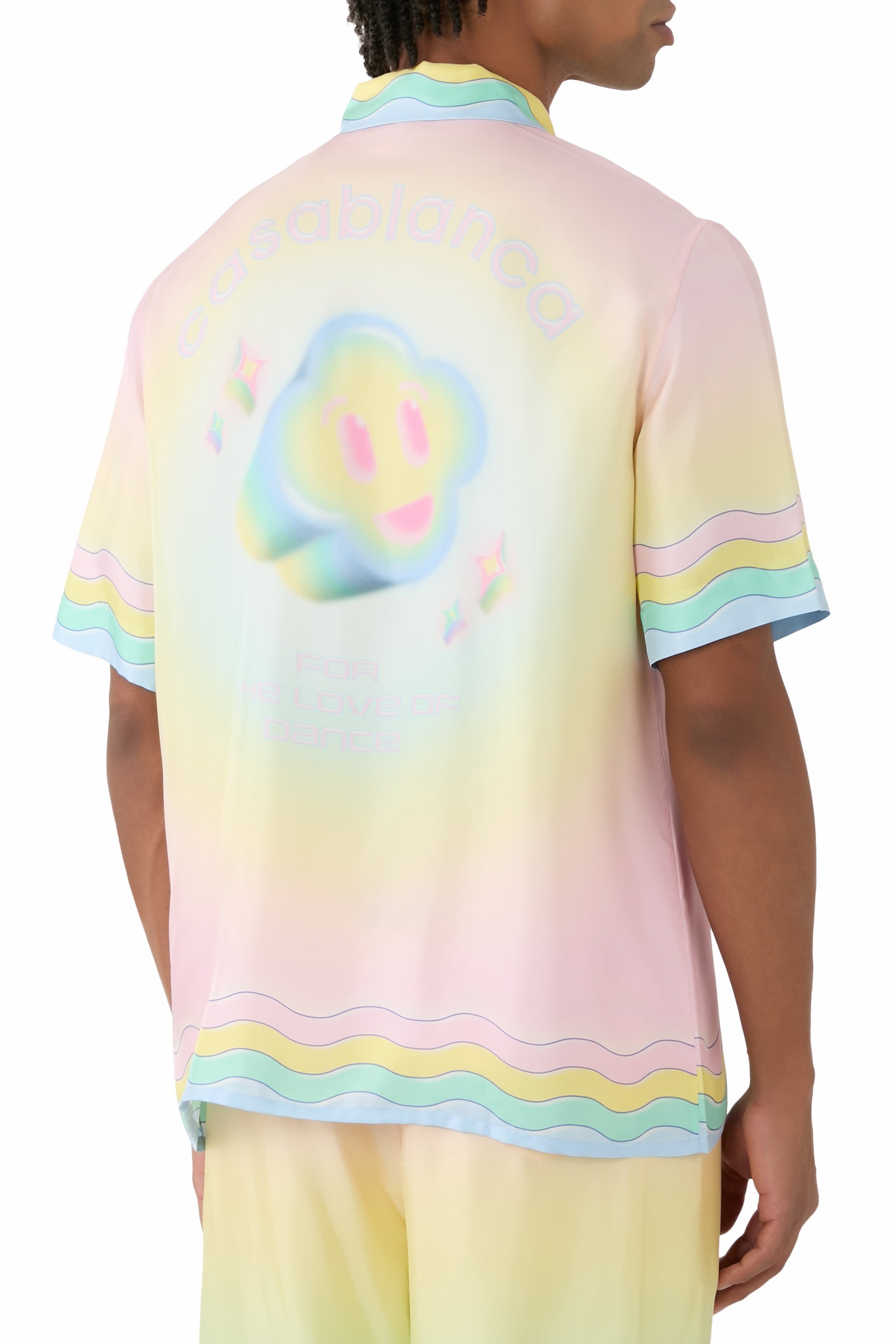 The Love of Dance Printed Silk Shirt