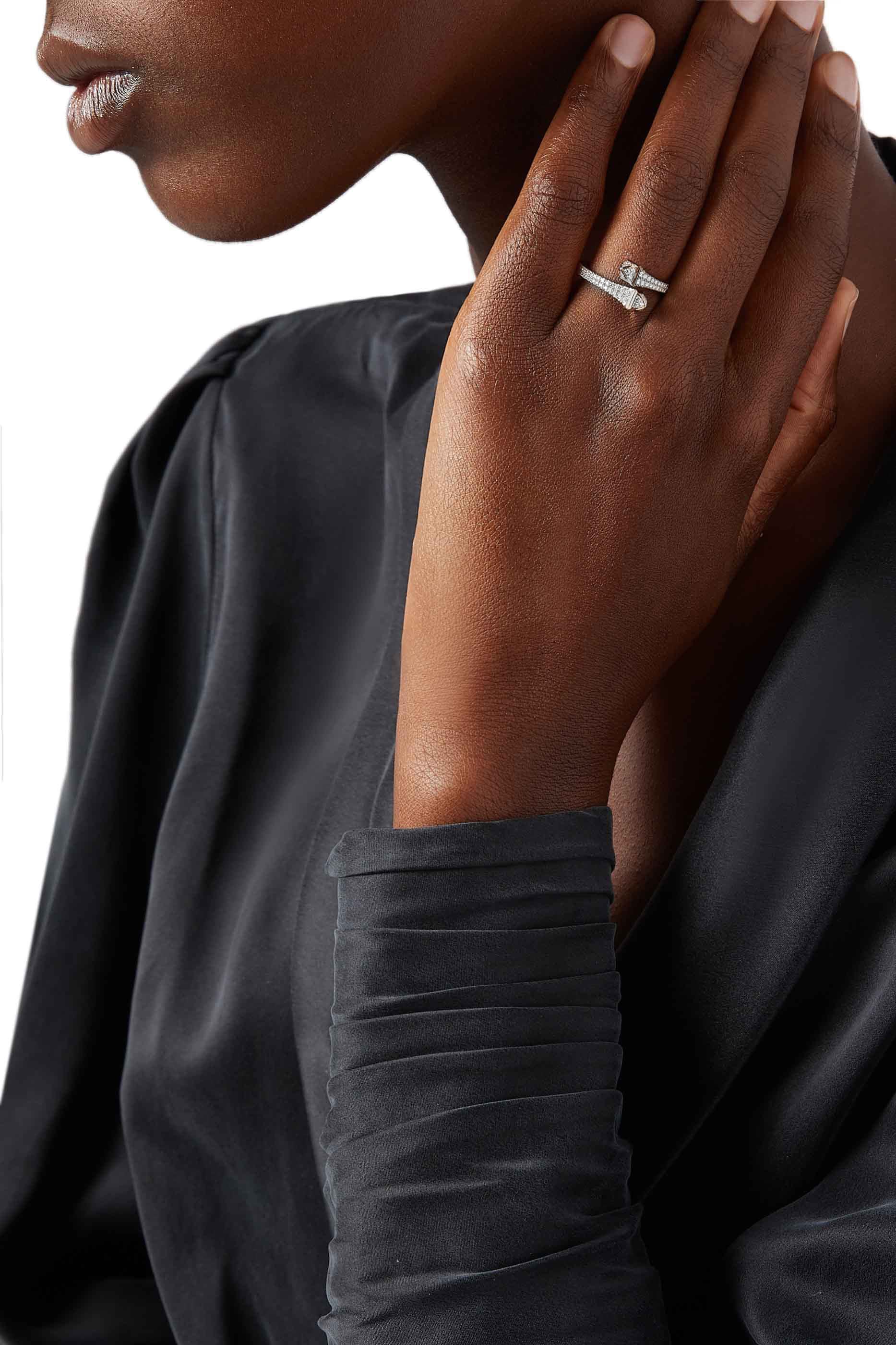 Cleo Diamond & White Gold Ring