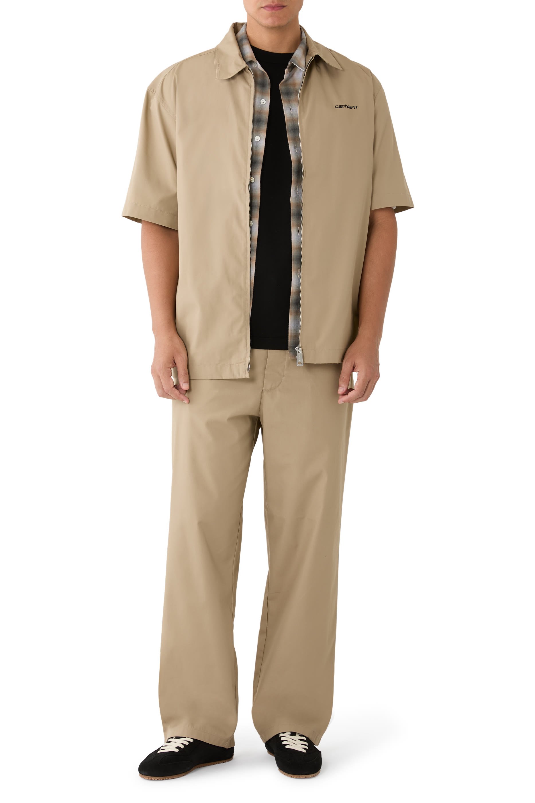 Short Sleeve Postal Zip Shirt