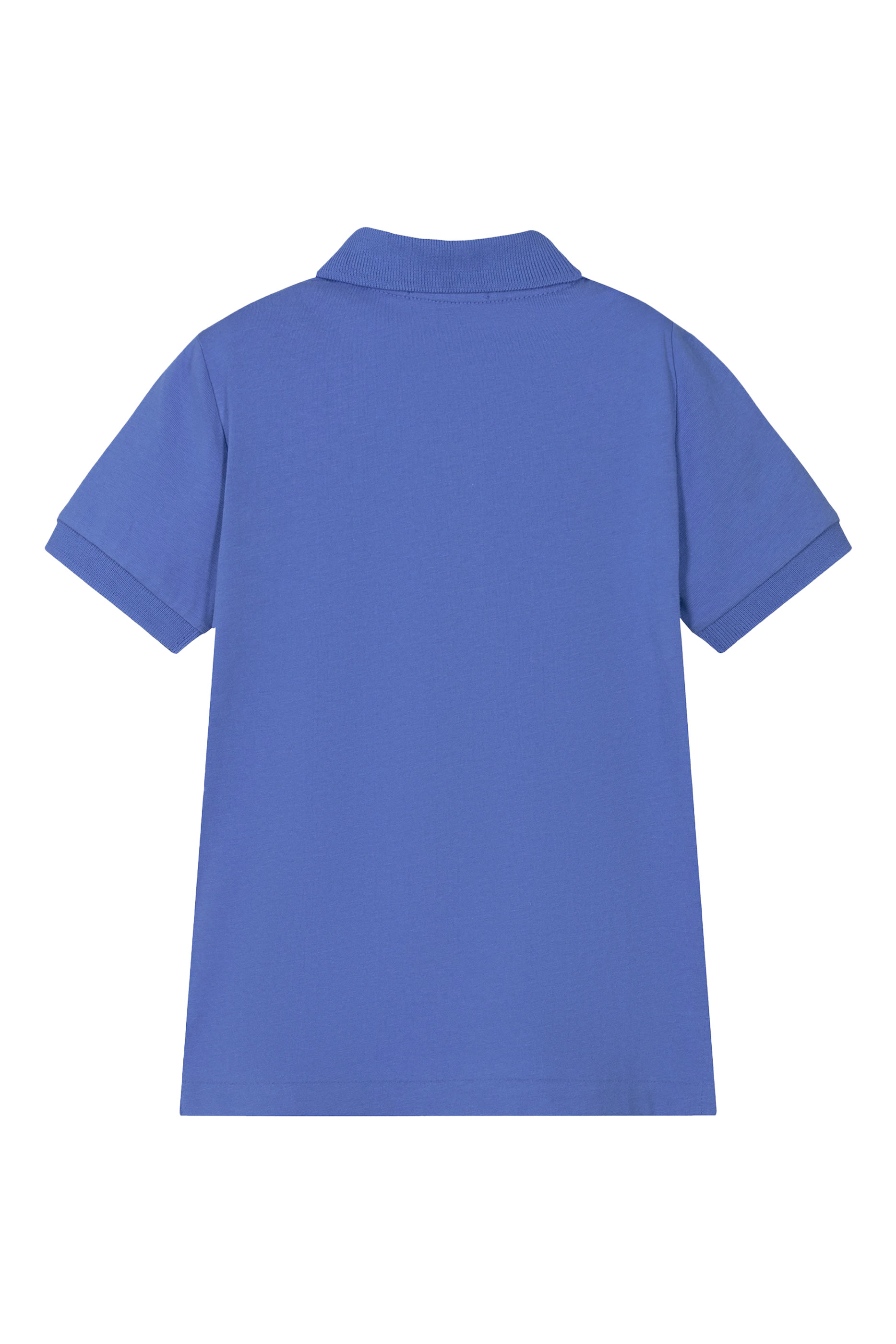 Kids Cotton Jersey Pocket Polo Shirt
