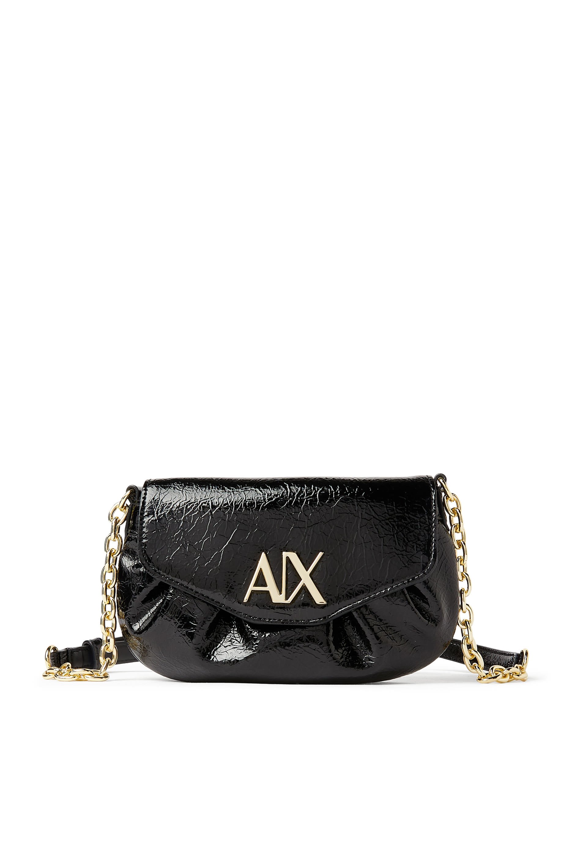 Paige AX Logo Chain Mini Crossbody Bag