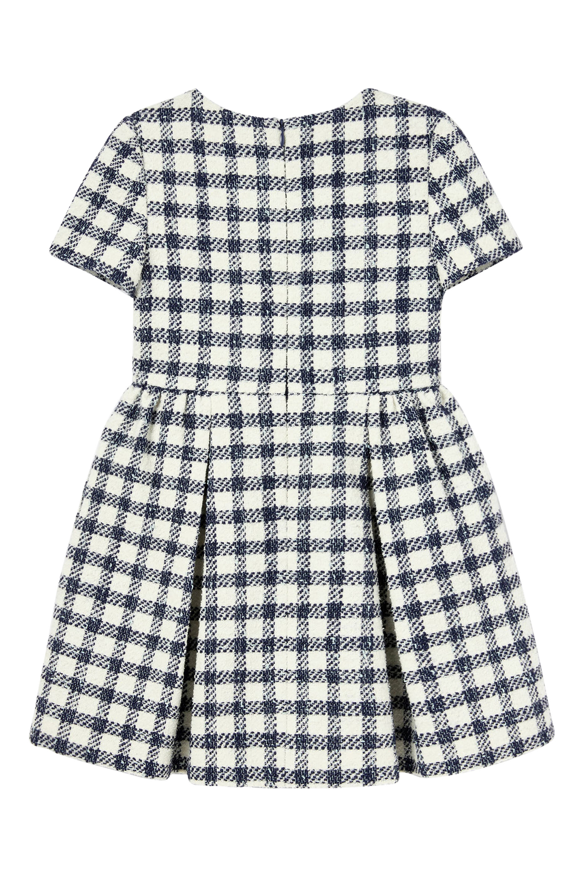 Kids Check Bouclé Dress