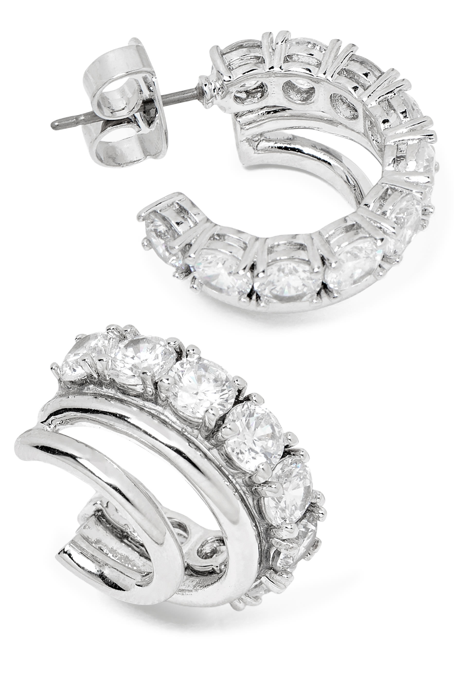 Hint of Shimmer Stacked Huggies