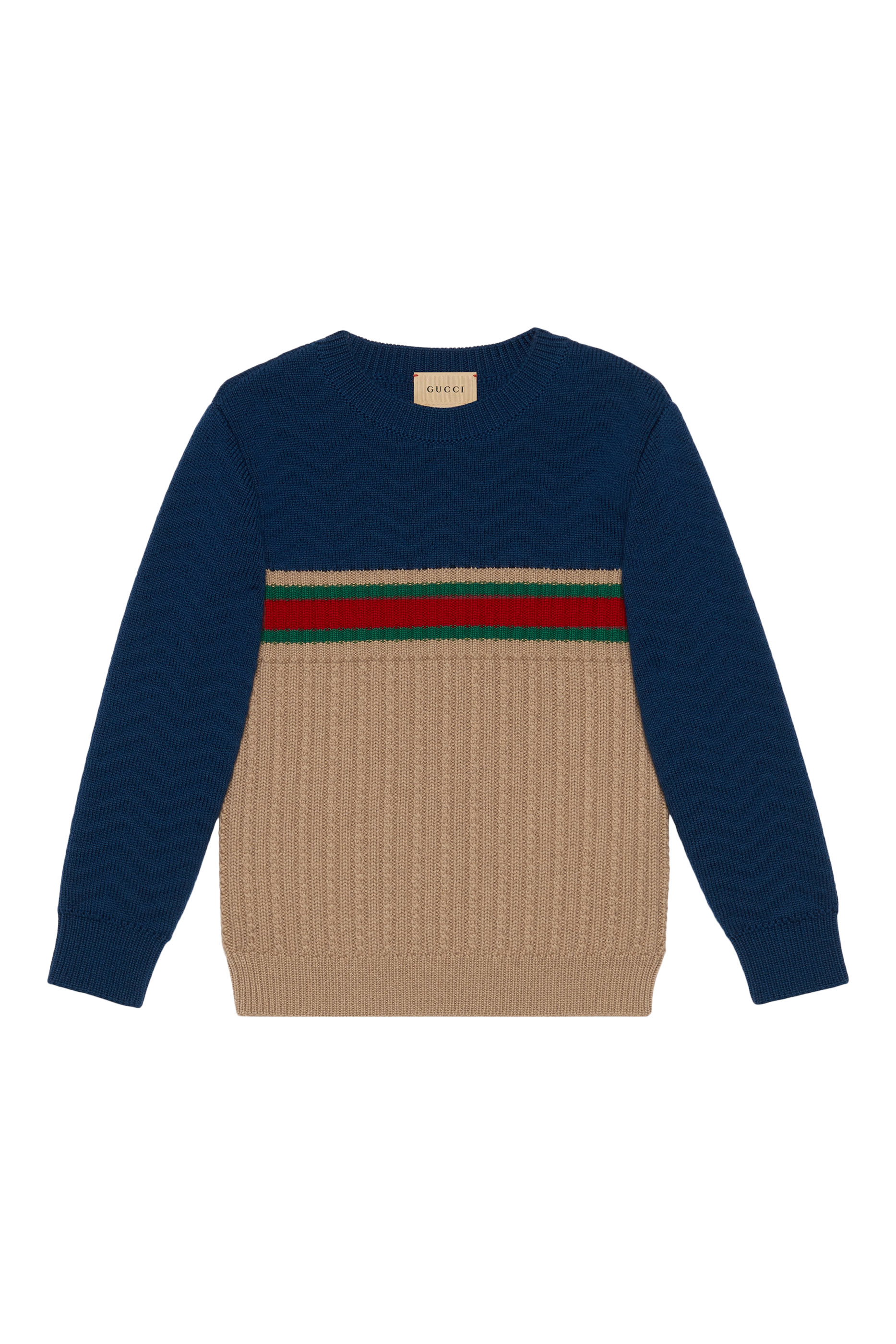 Kids Wool Sweater With Web