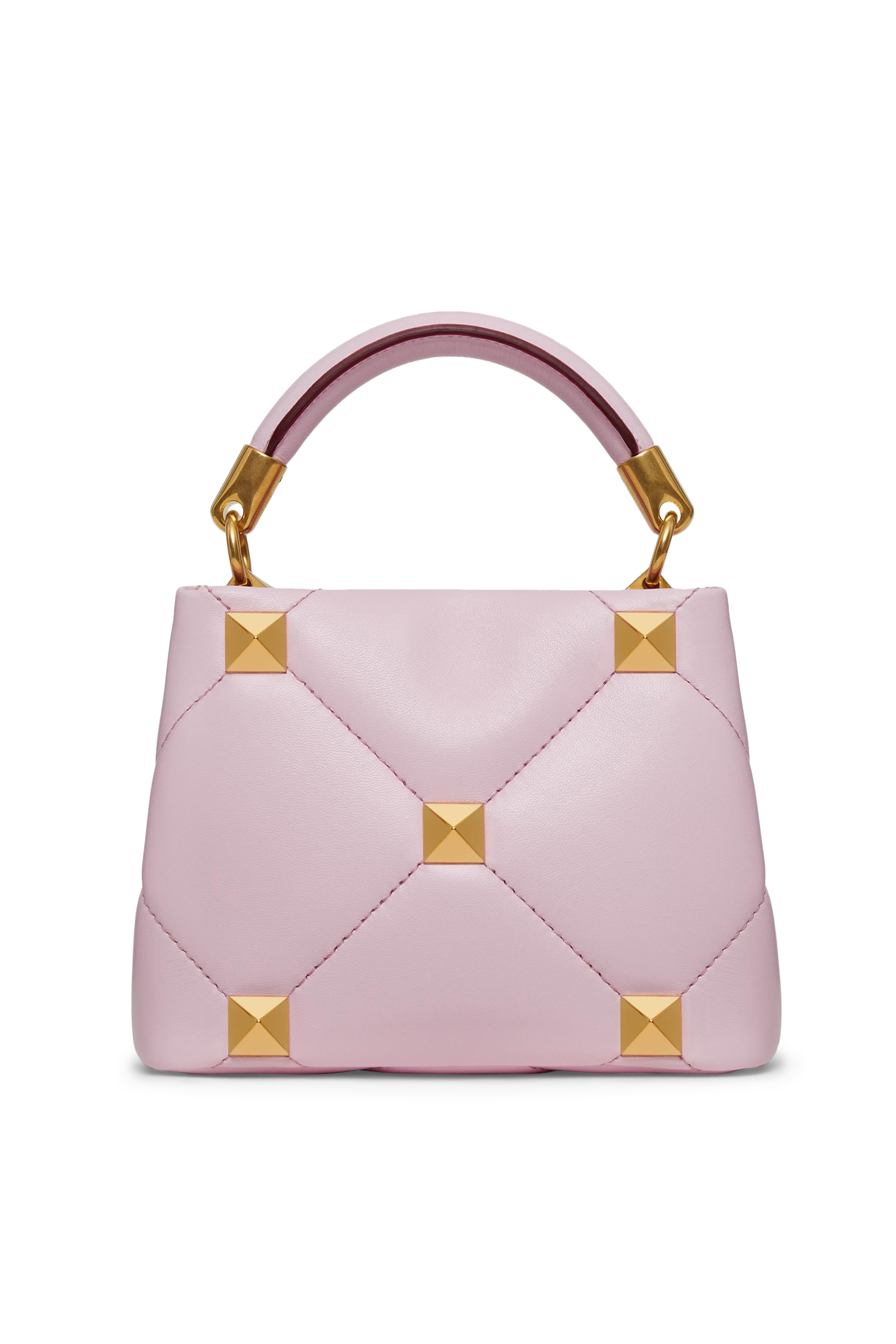  Roman Stud Top Handle Bag