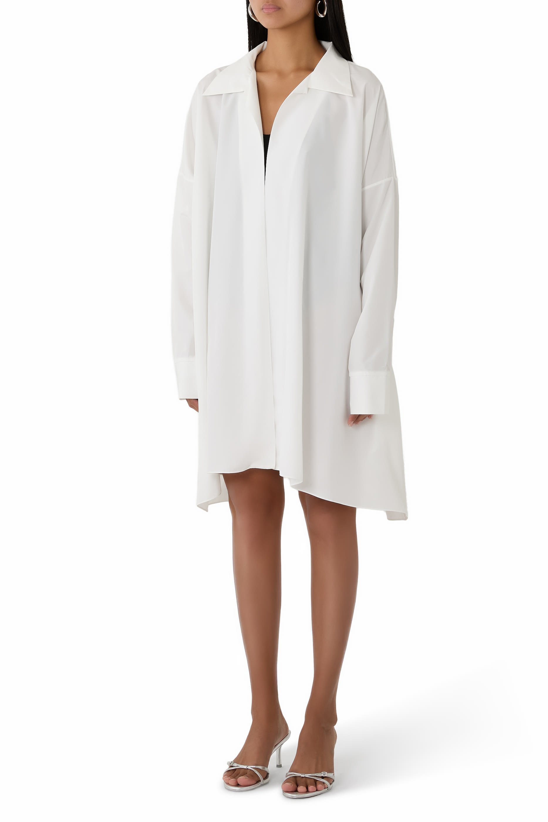 Super Oversized Open Shirt Dress