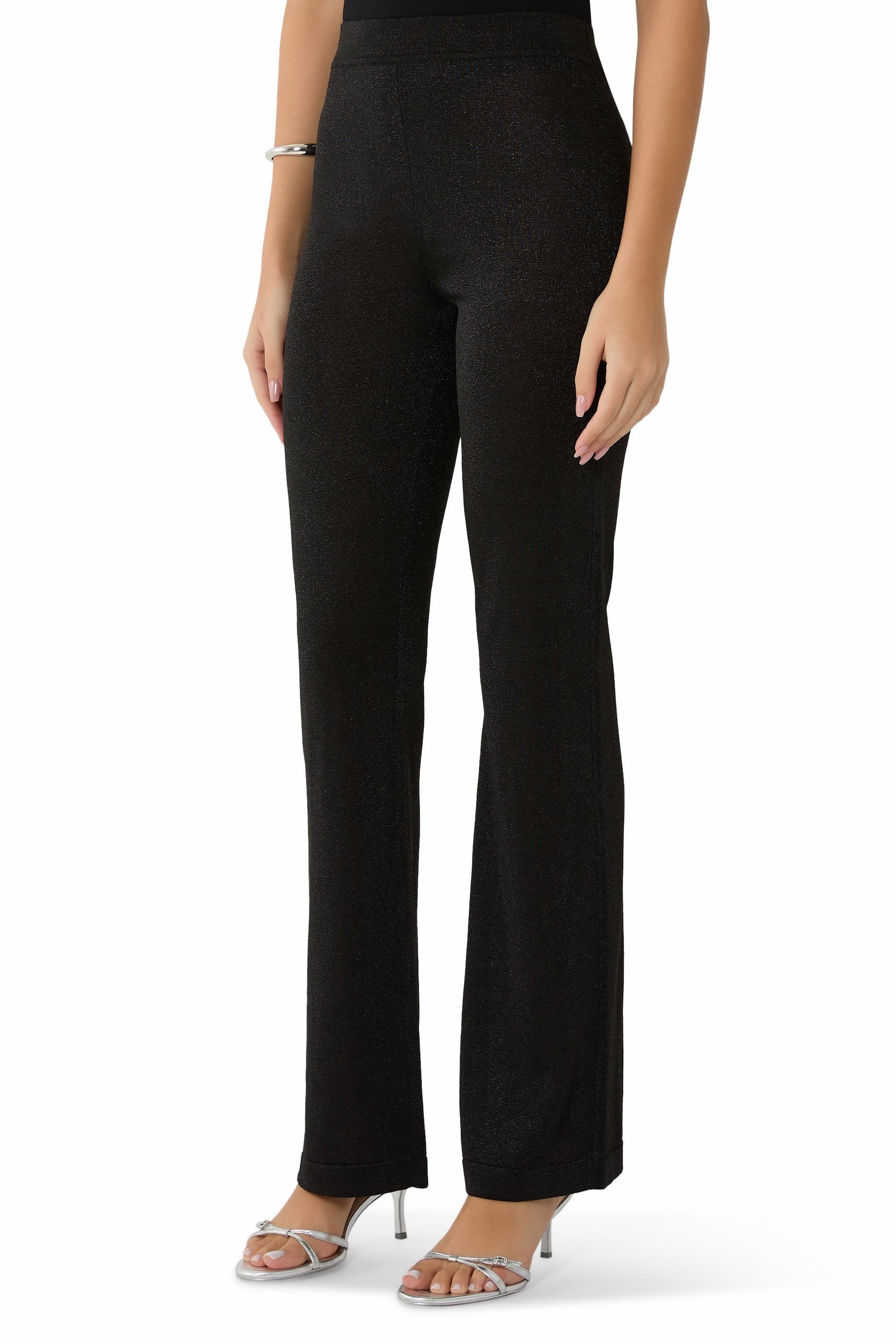 Vanise' Lurex Flared Pants
